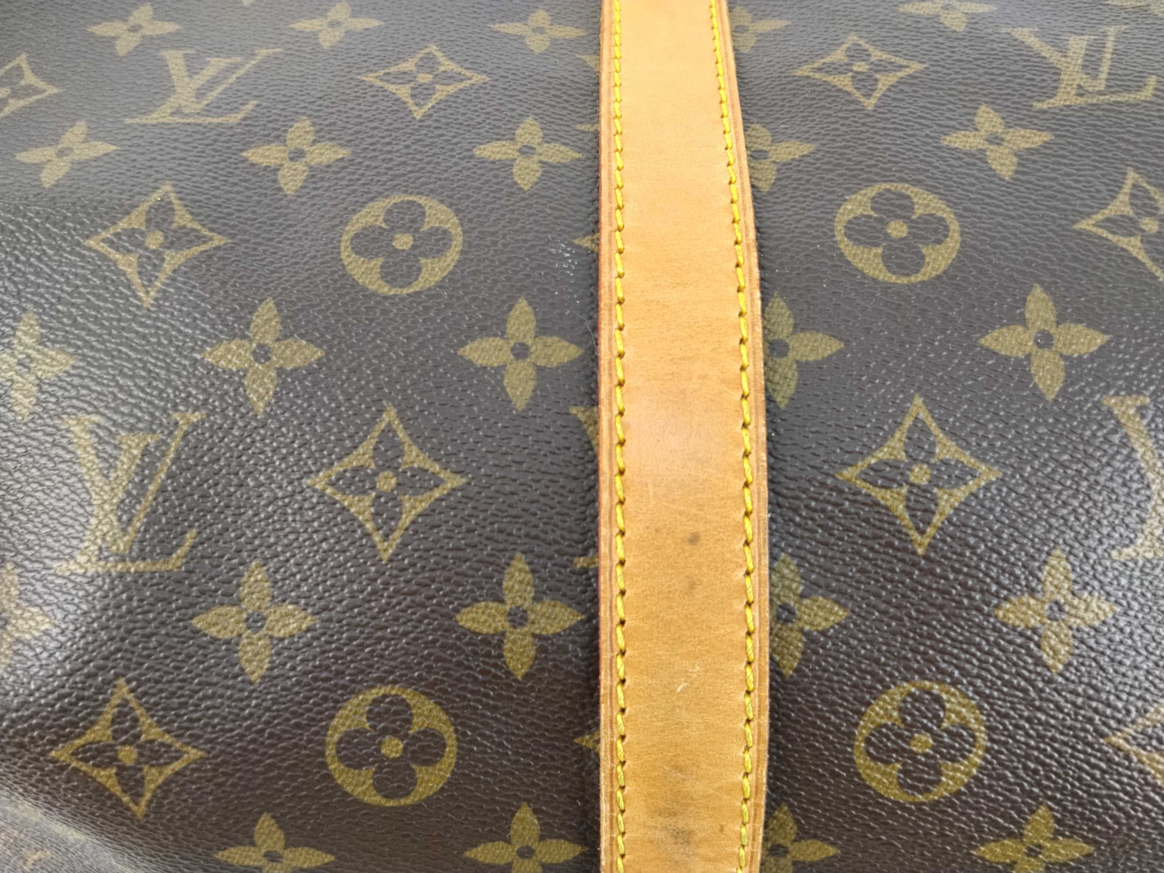 Monogram Louis Vuitton Keepall Boston Bag — view 8