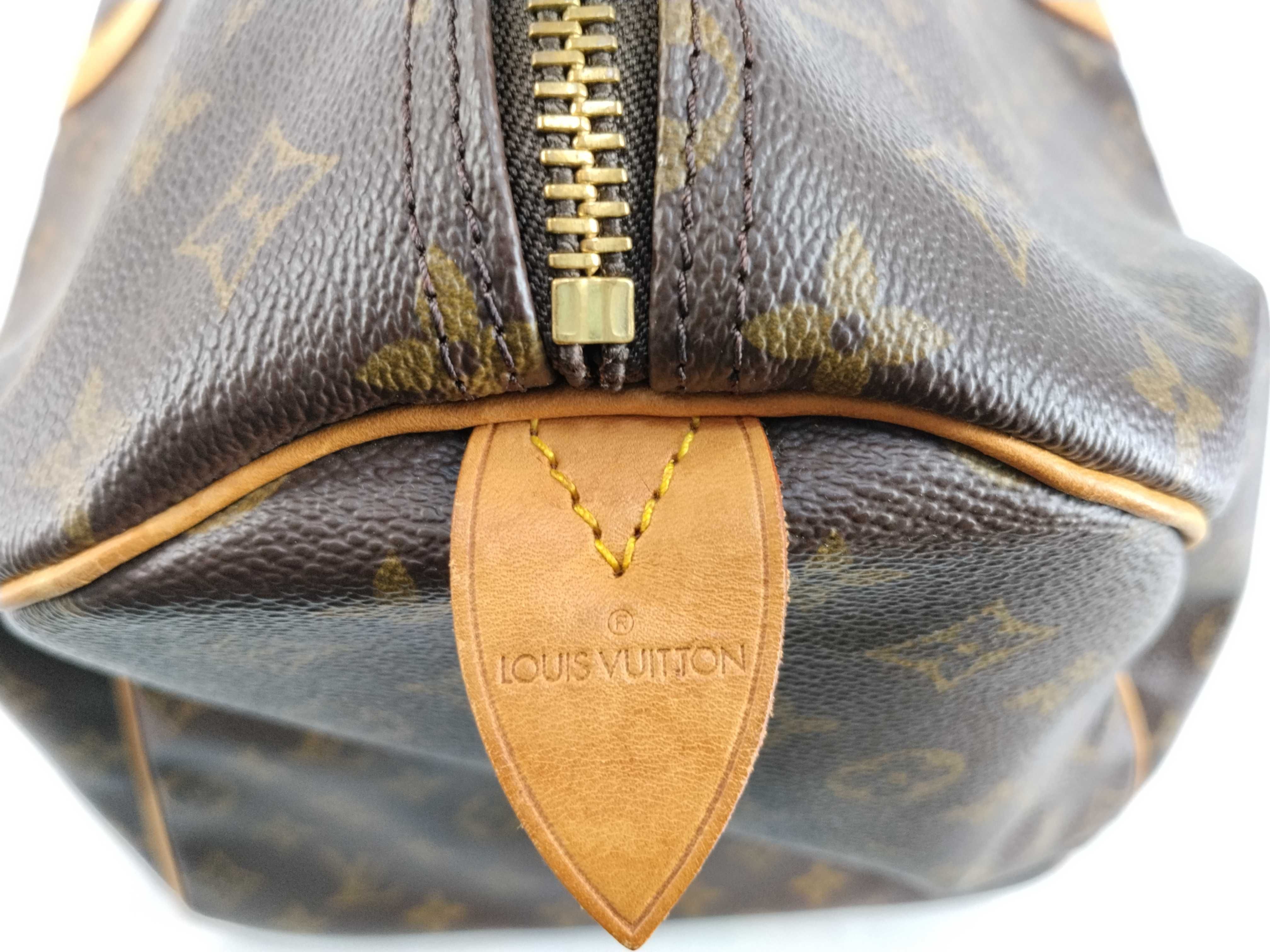 Monogram Louis Vuitton Keepall Boston Bag — view 9