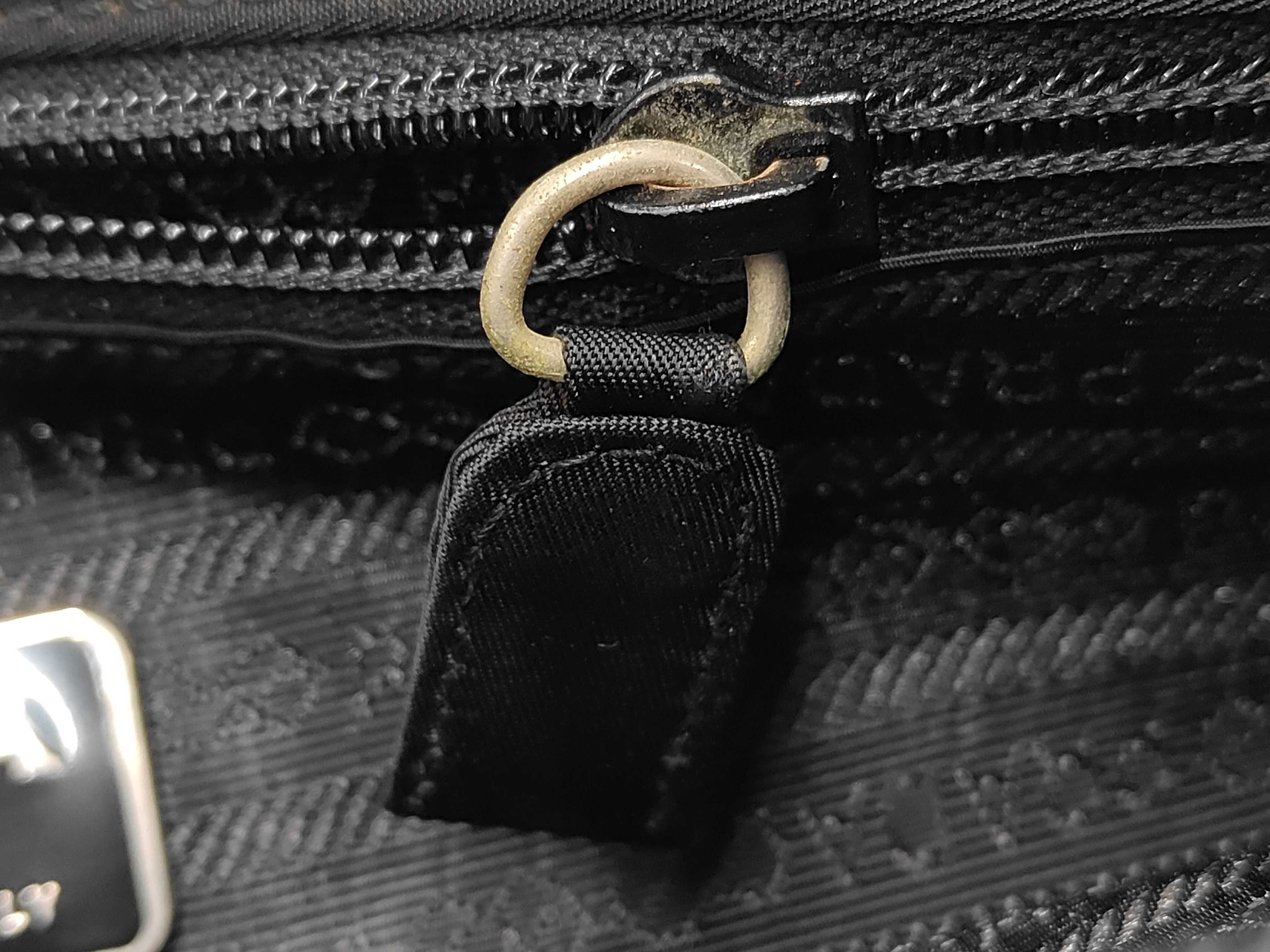 nylon tote bag, black tote bag — view 11
