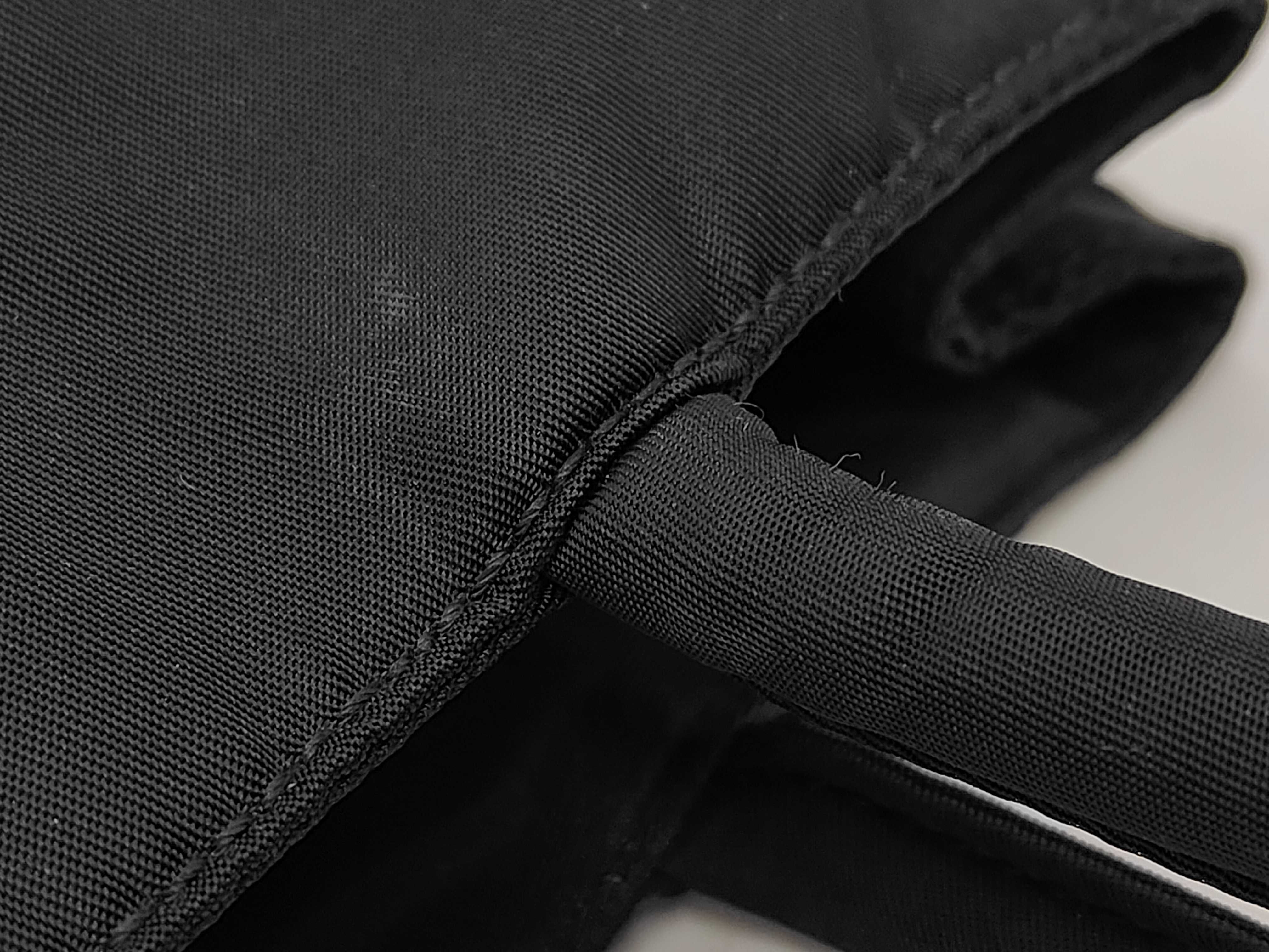 nylon tote bag, black tote bag — view 5