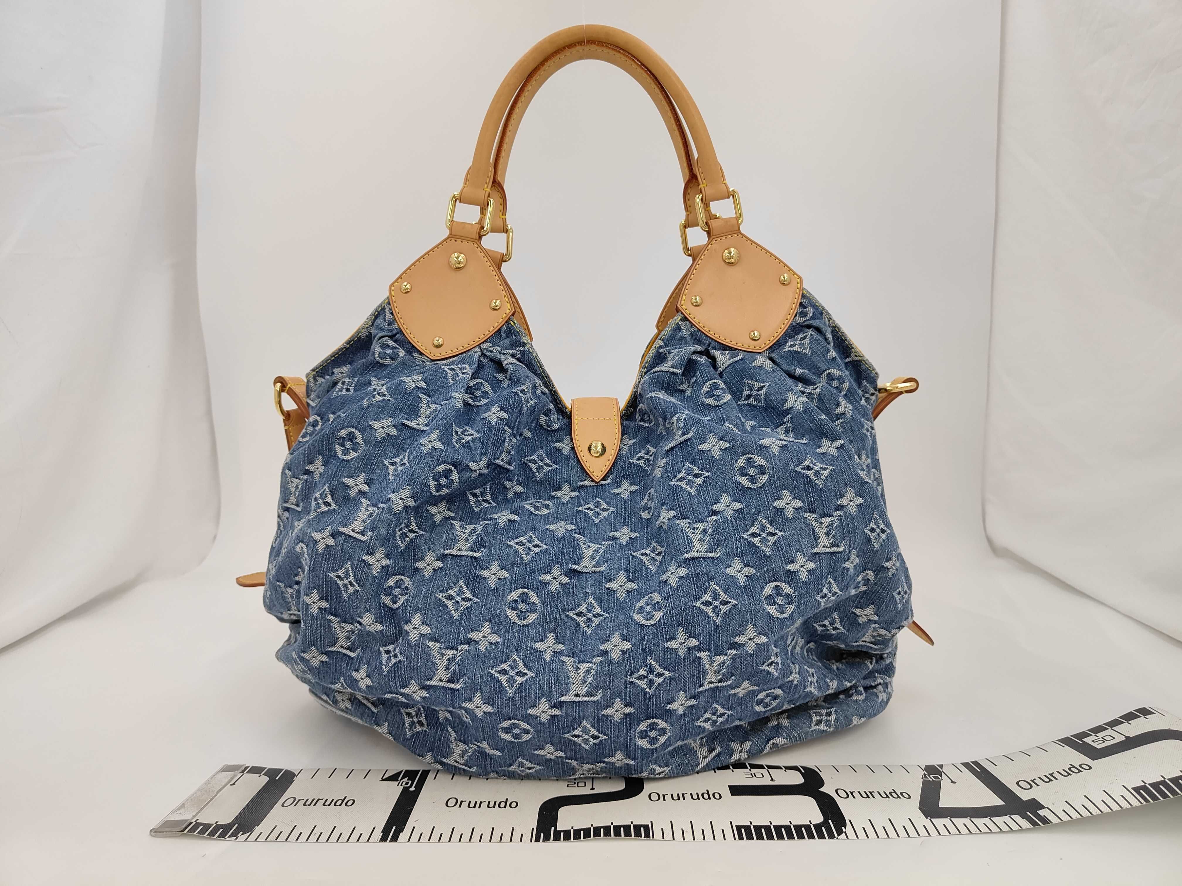 Monogram Denim XL Shoulder Bag — view 2
