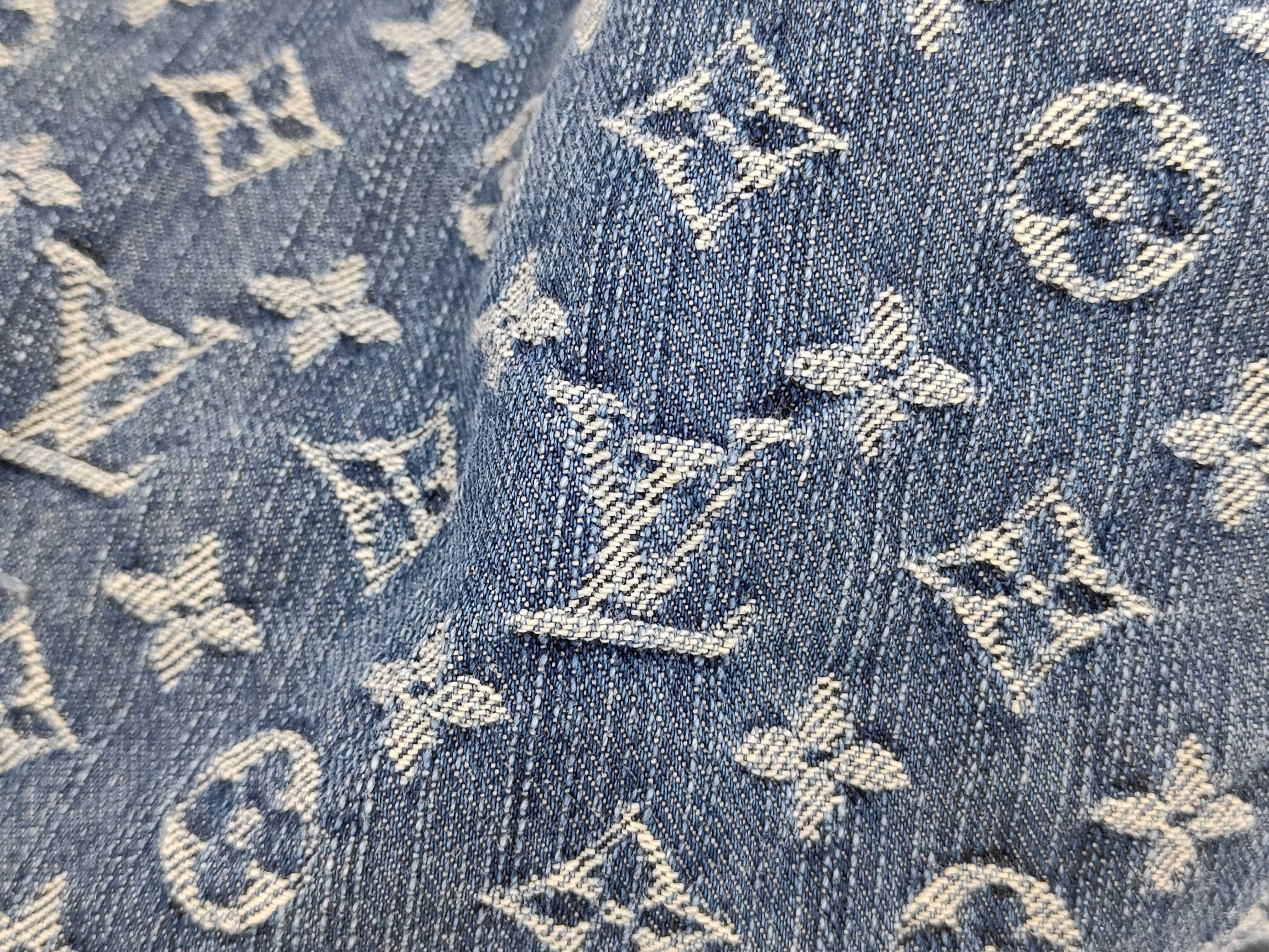 Monogram Denim XL Shoulder Bag — view 4