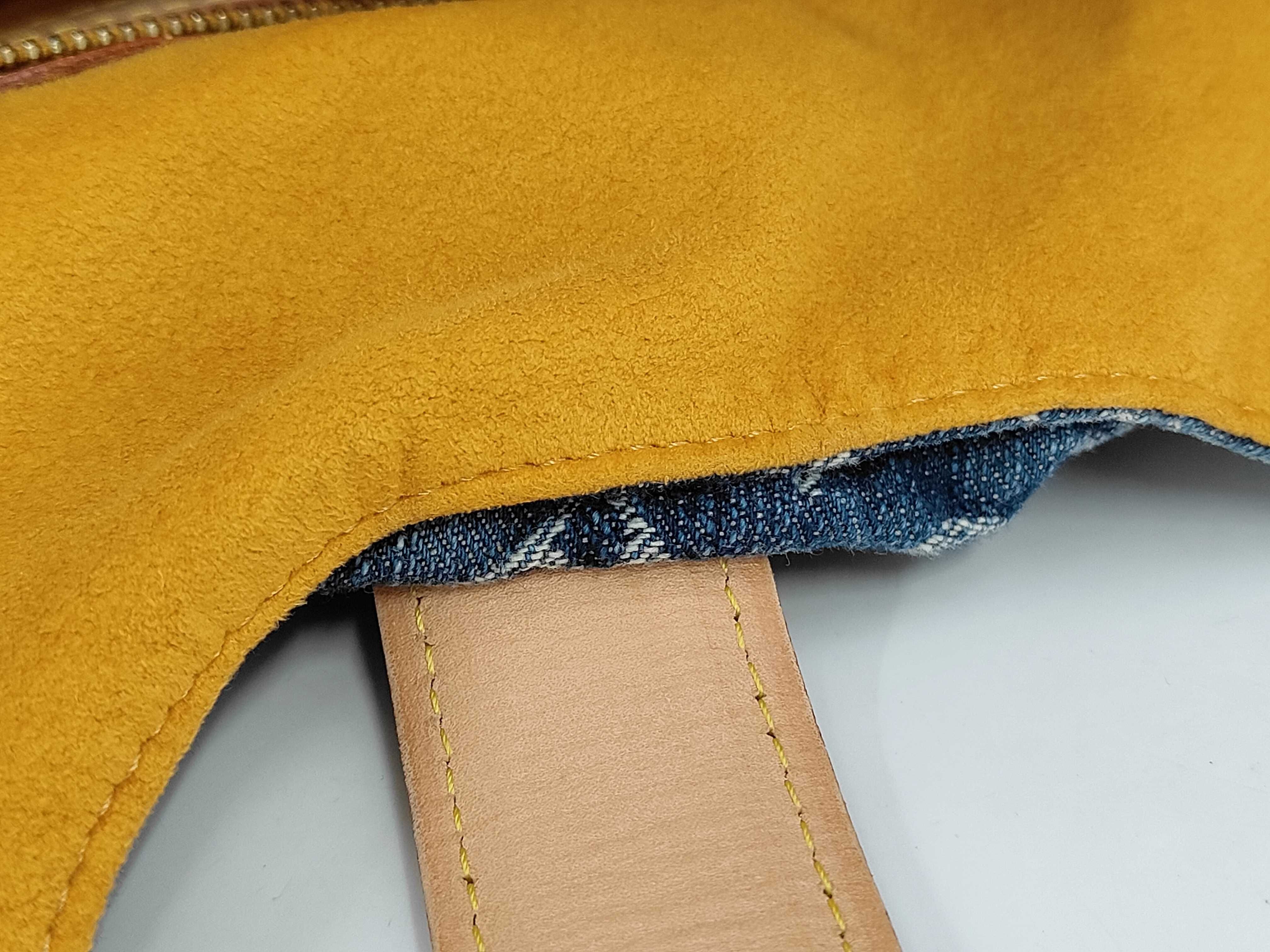 Monogram Denim XL Shoulder Bag — view 9