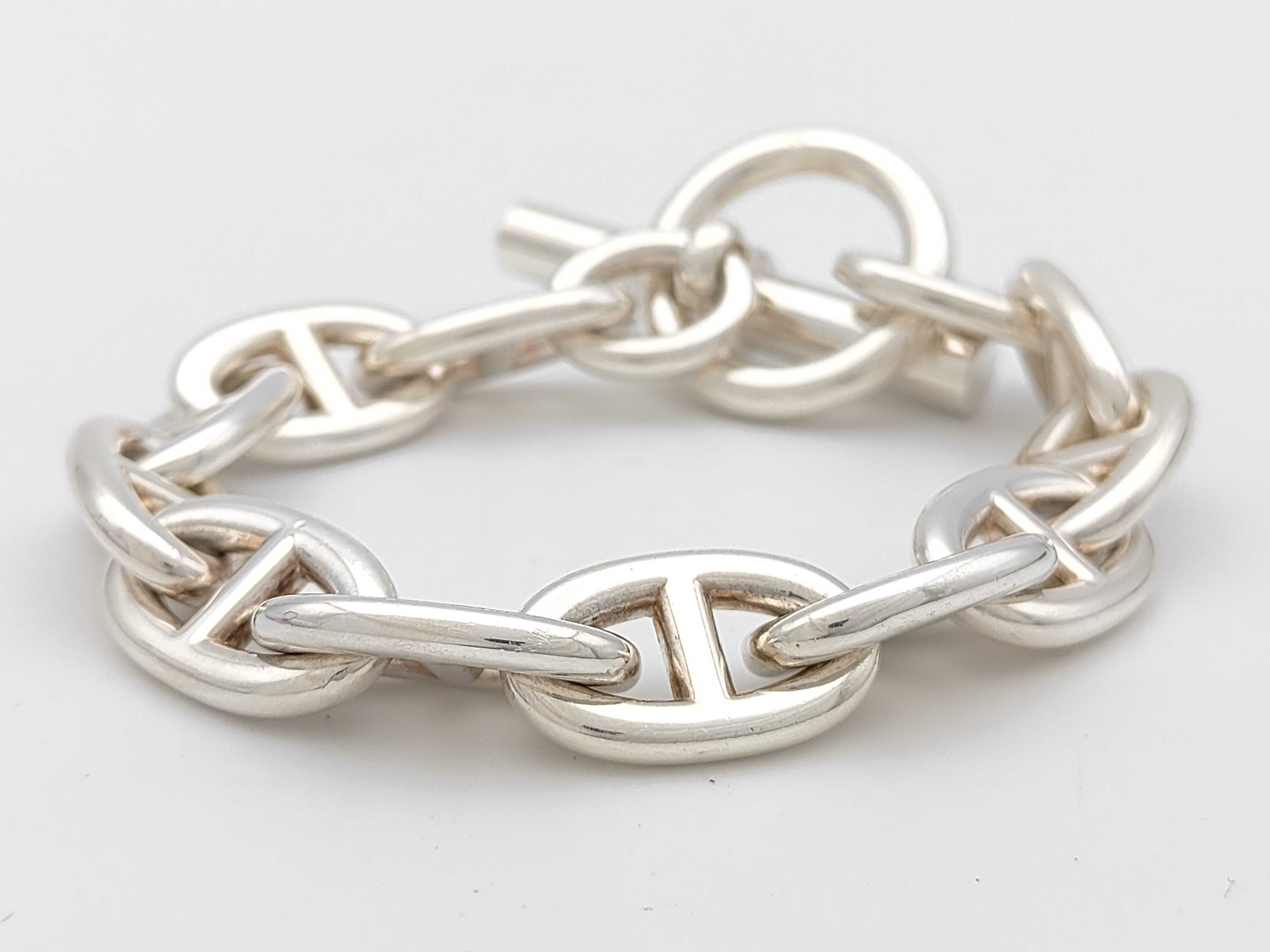 Chaine d'Ancle GM Ag950 12 frames 107.7g Bracelet/Bangle