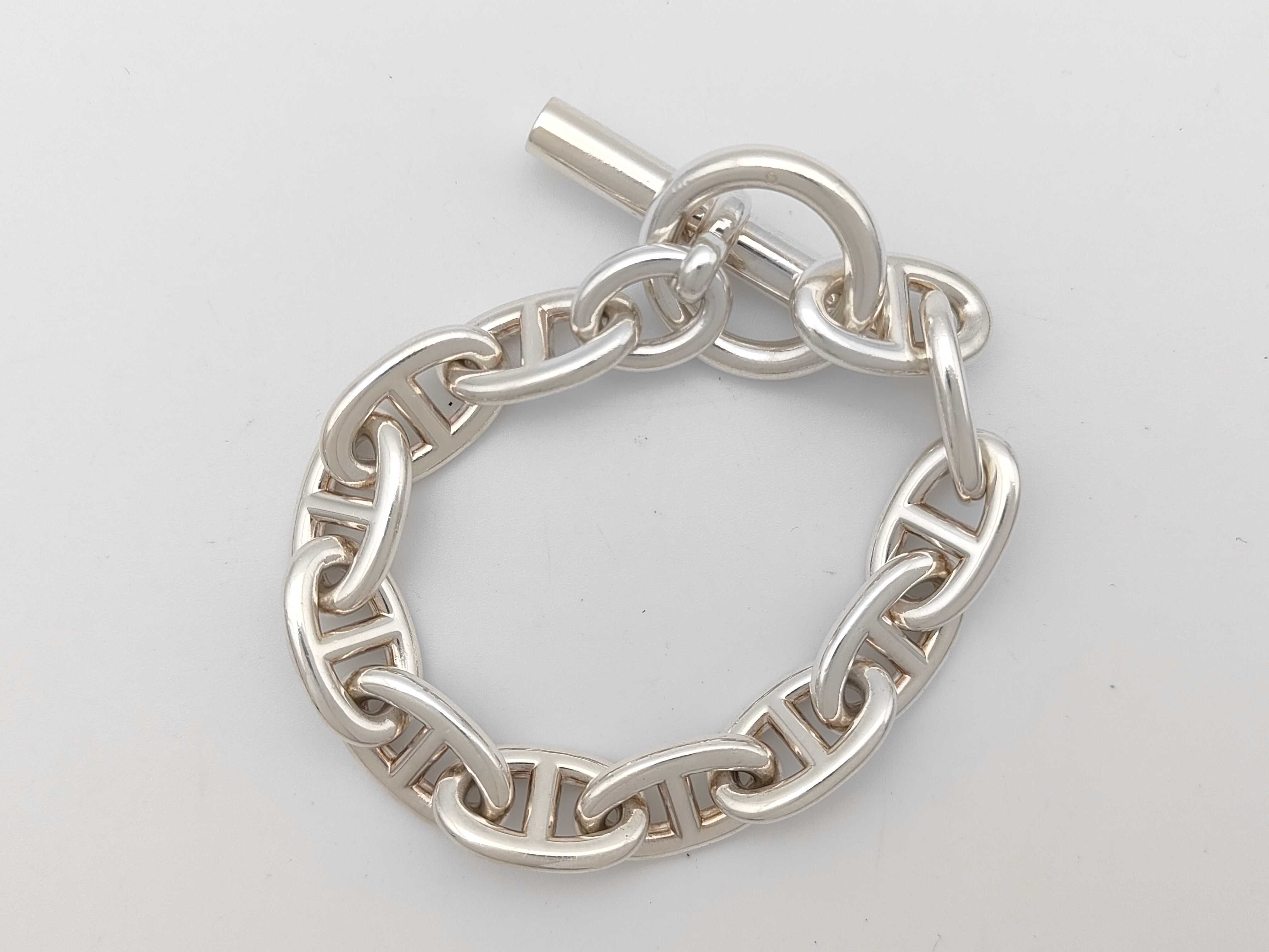 Chaine d'Ancle GM Ag950 12 frames 107.7g Bracelet/Bangle — view 2