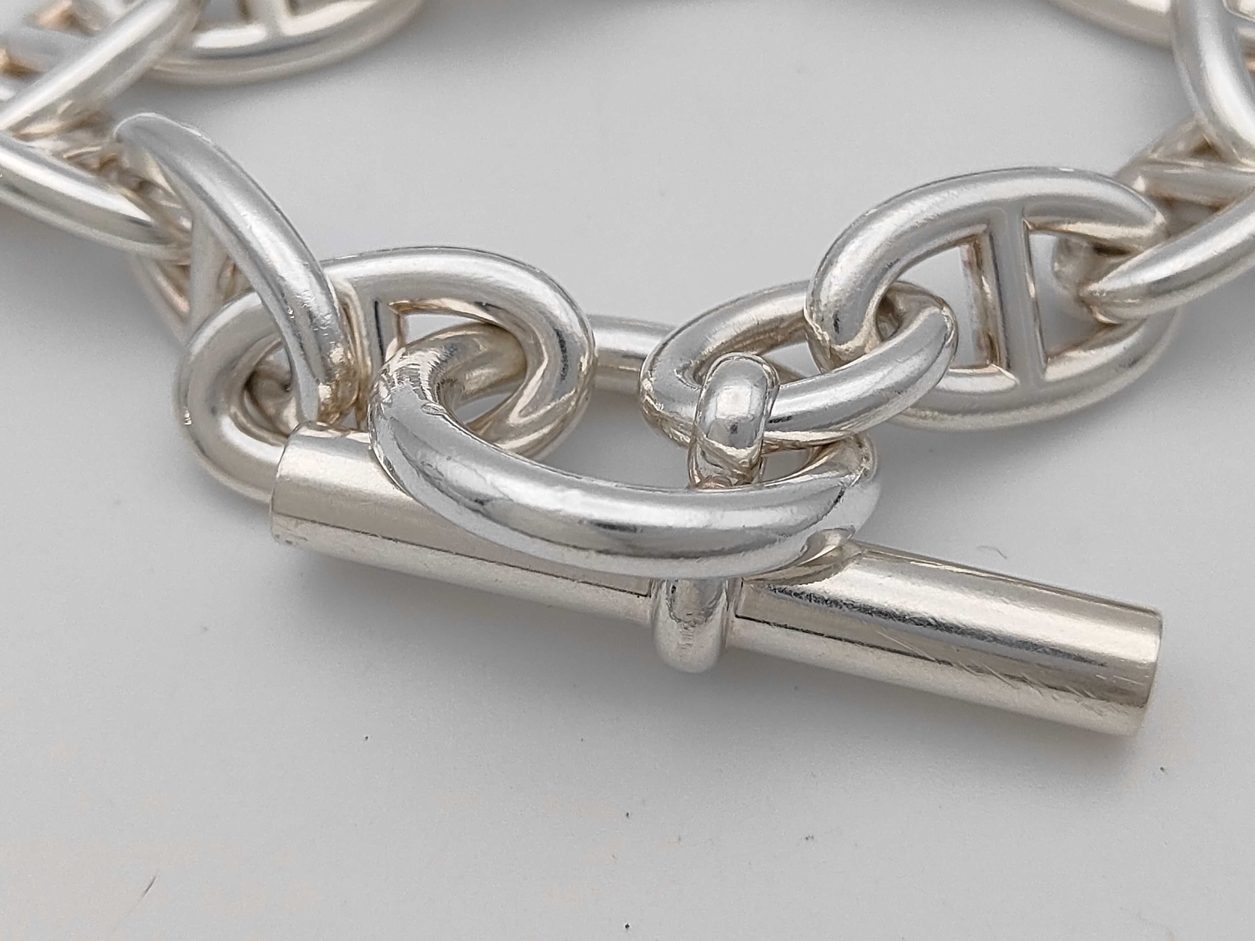 Chaine d'Ancle GM Ag950 12 frames 107.7g Bracelet/Bangle — view 3