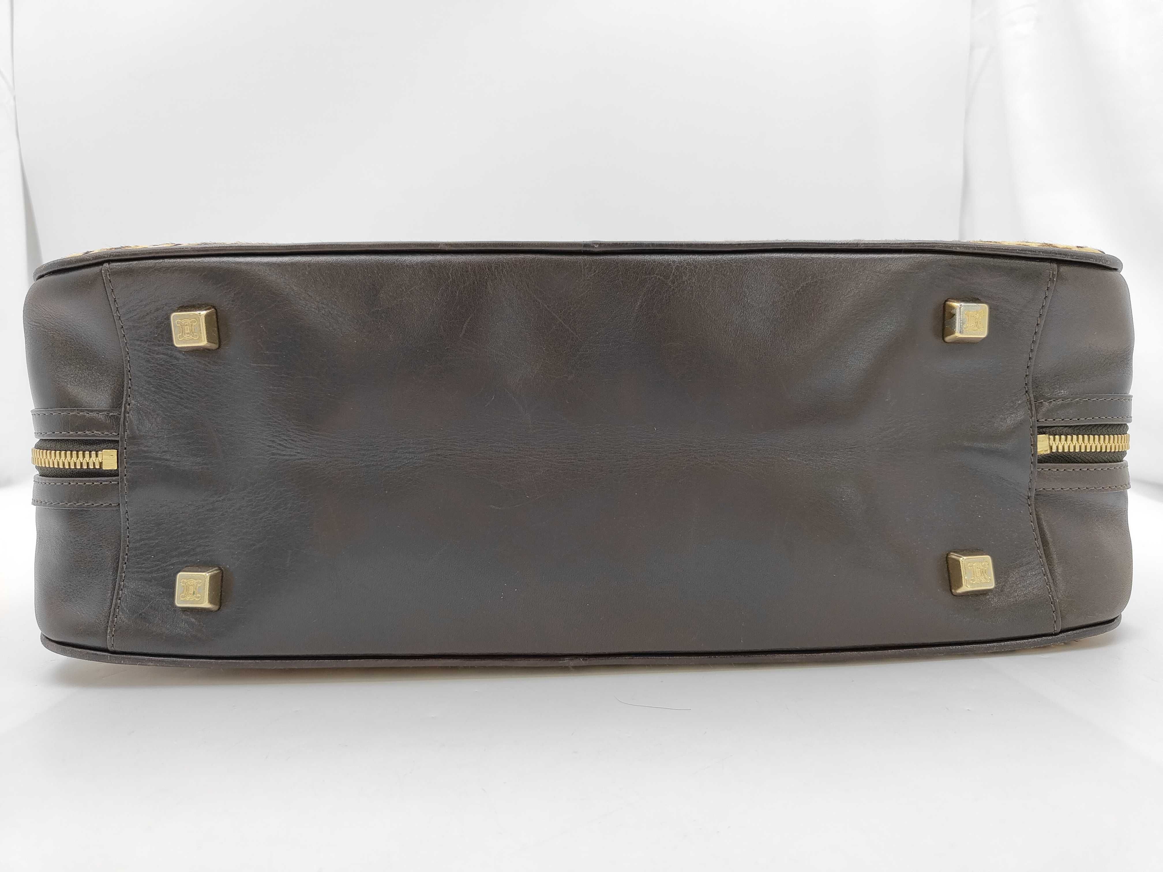 C Macadam Calf Hair Handbag — view 8