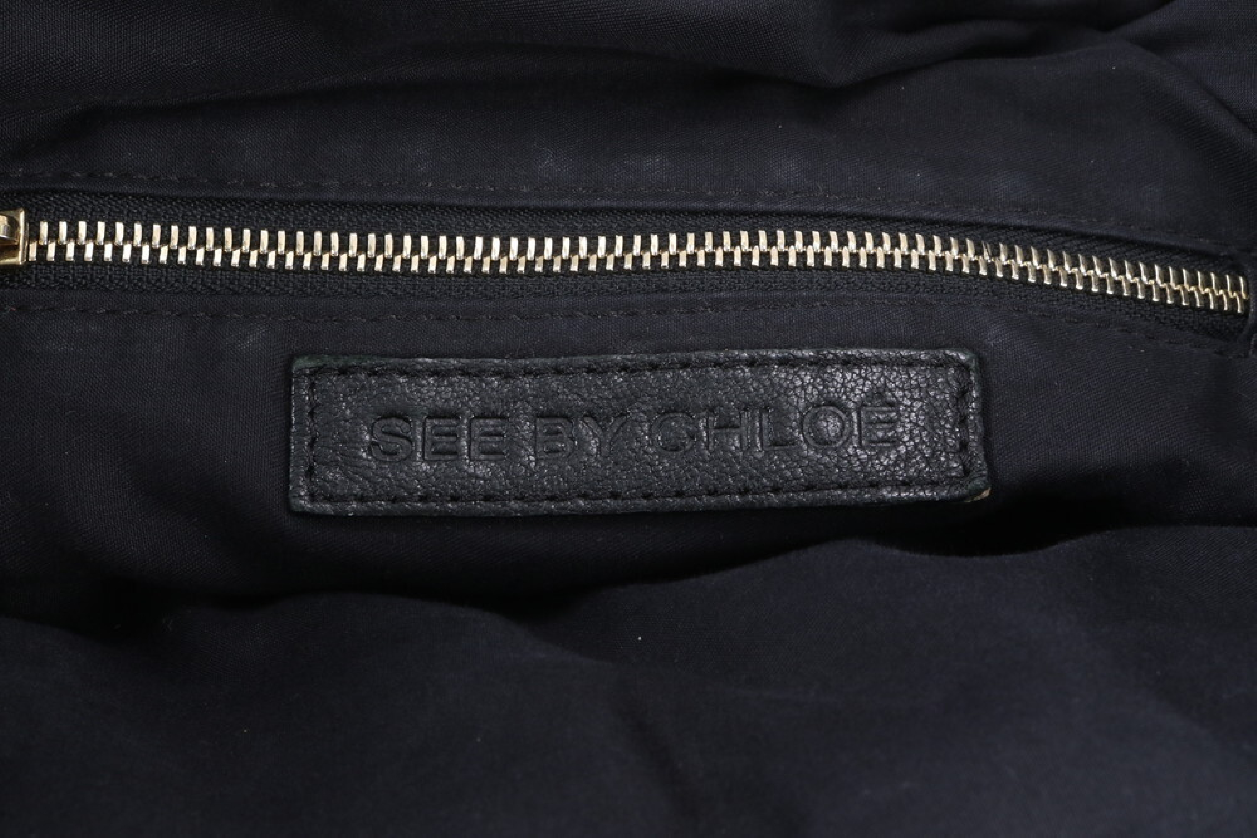 SEE BY CHLOE Leather Daytripper Handbag Black Tote Bag — view 8