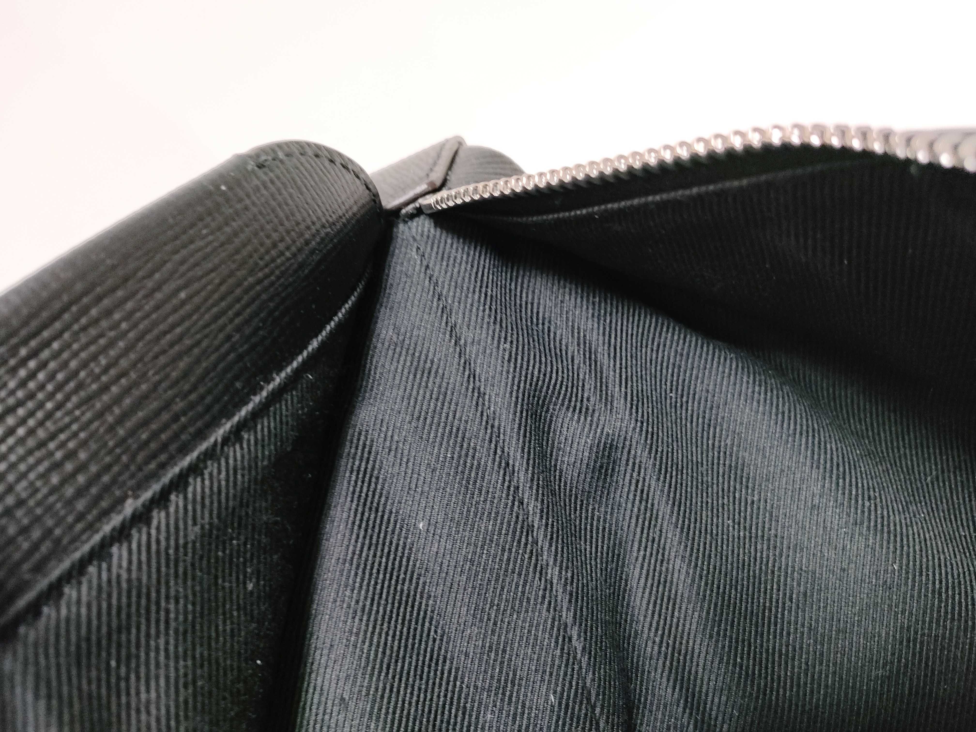 Losange Shoulder Bag, Black Leather Shoulder Bag — view 9