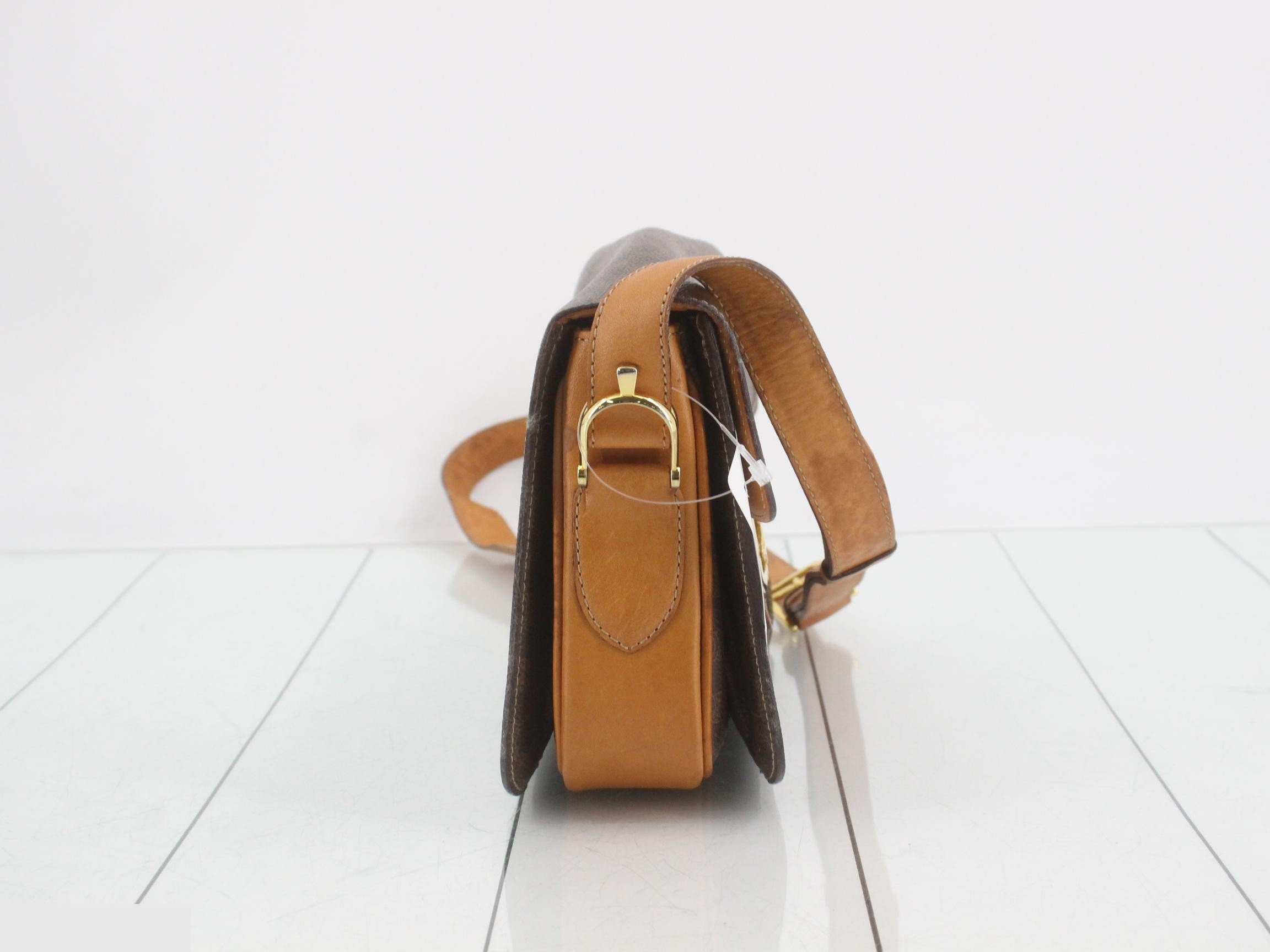 Macadam pattern shoulder bag with carriage hardware — view 4