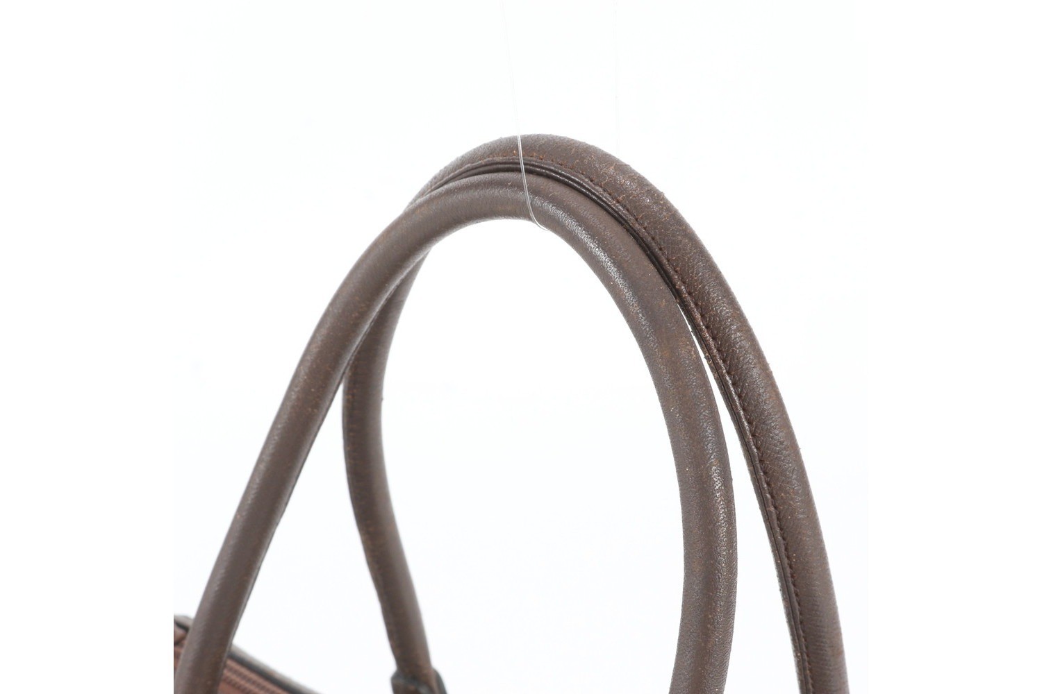 Nova Check Leather Tote Bag — view 2