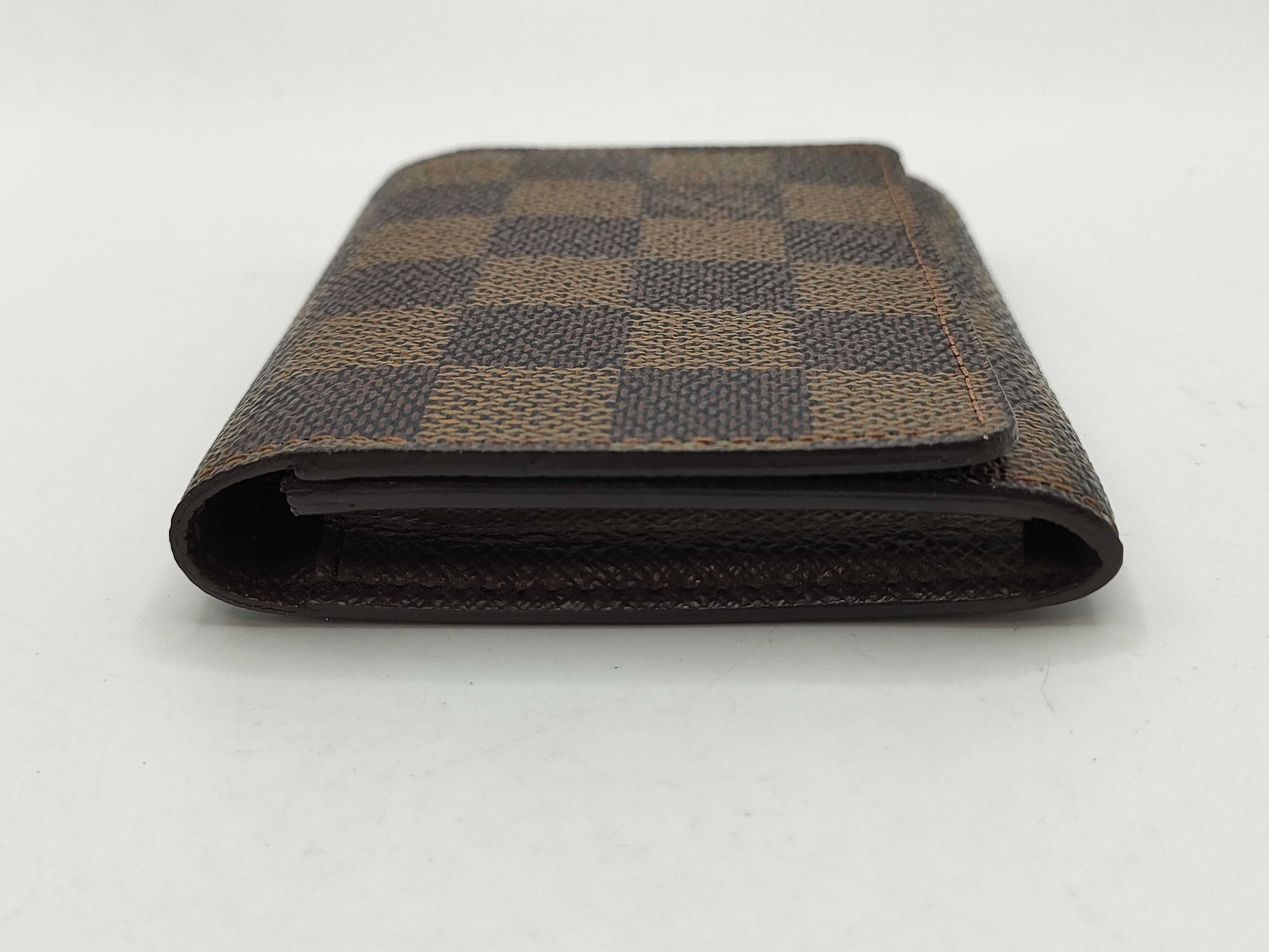 Damier Enveloppe Carte de Visite with initials - Card case — view 4