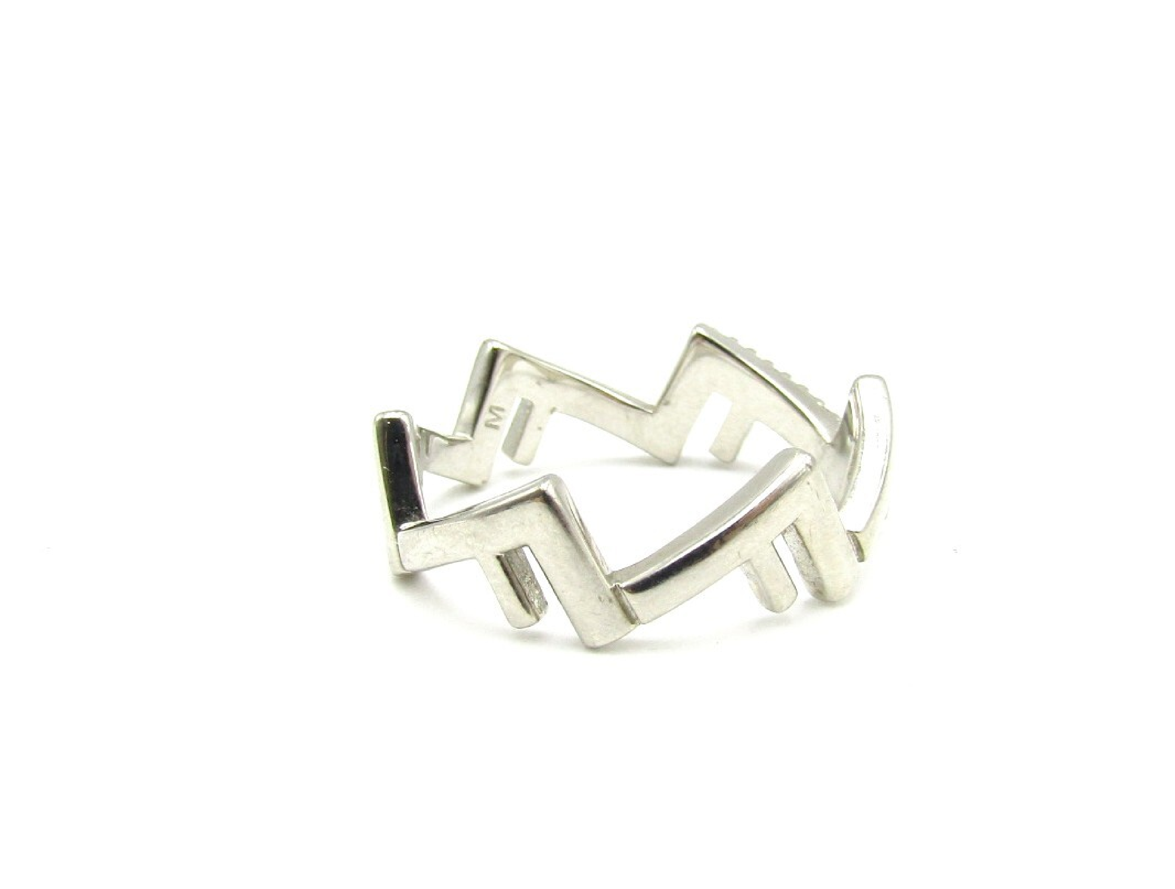 Five Ring 7AJ733A44GF035M Silver Metal/Rhinestone Other Accessories — view 2