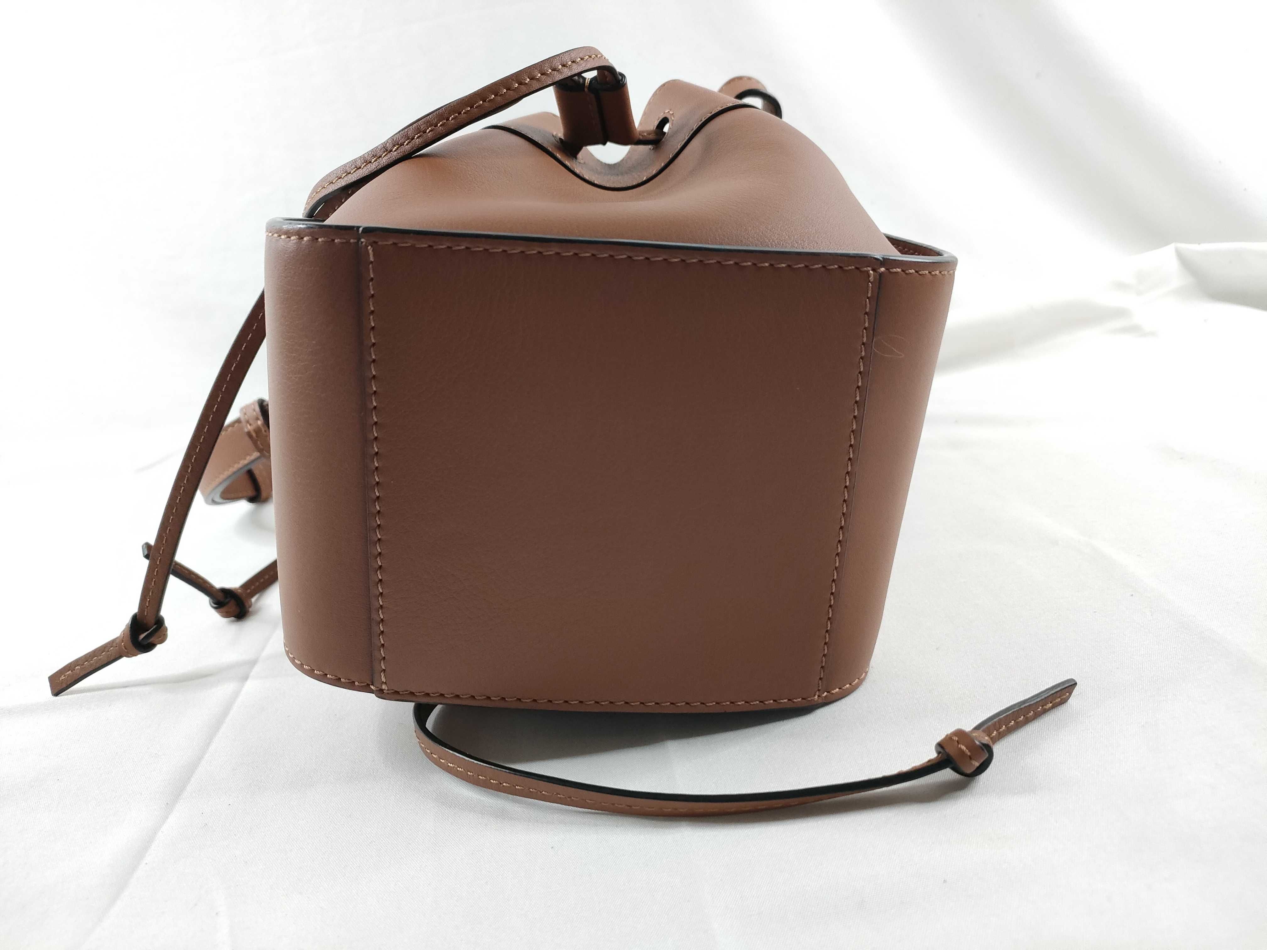 Hammock Drawstring Bag Mini Brown Handbag — view 4