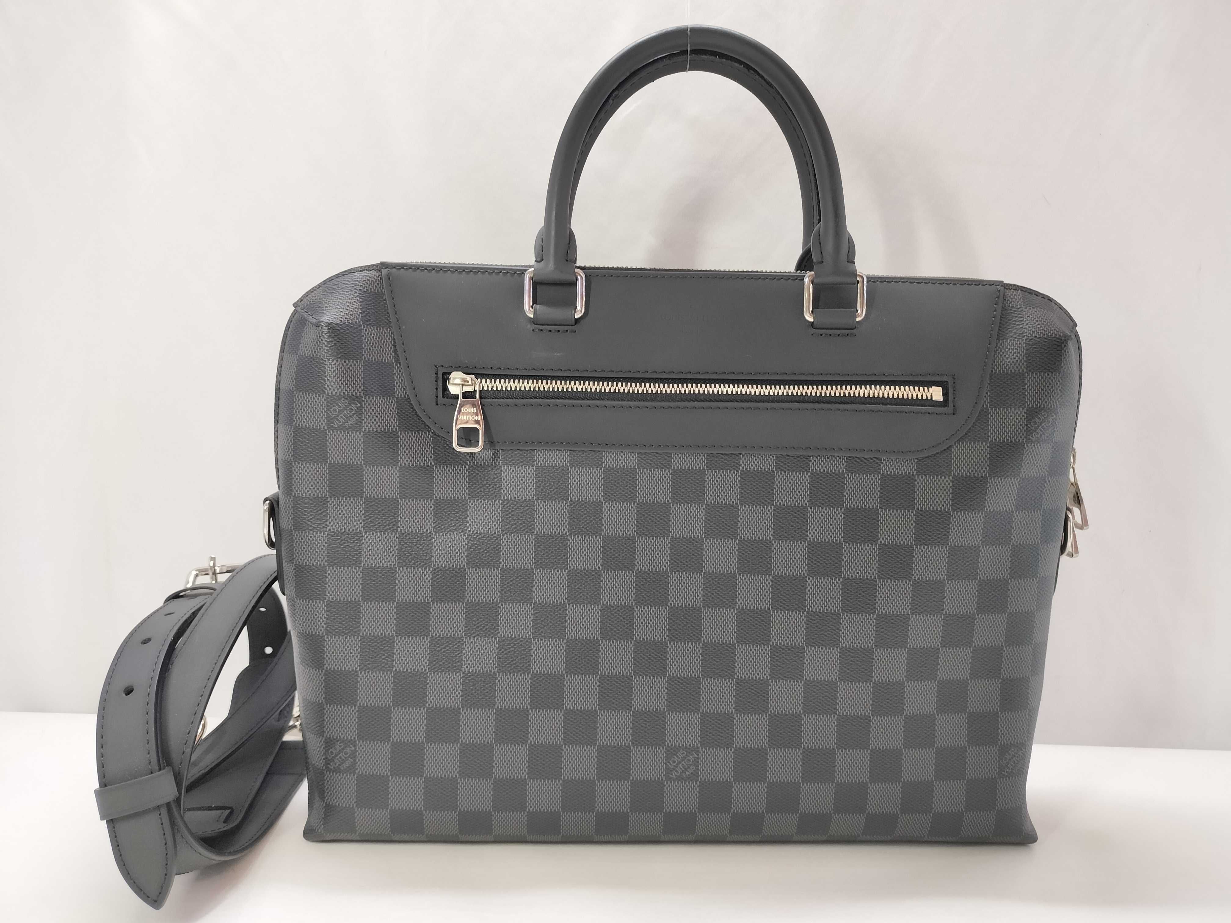 Damier Graphite Porte Documents Jour NM N48260 CA2117 Black Business Bag