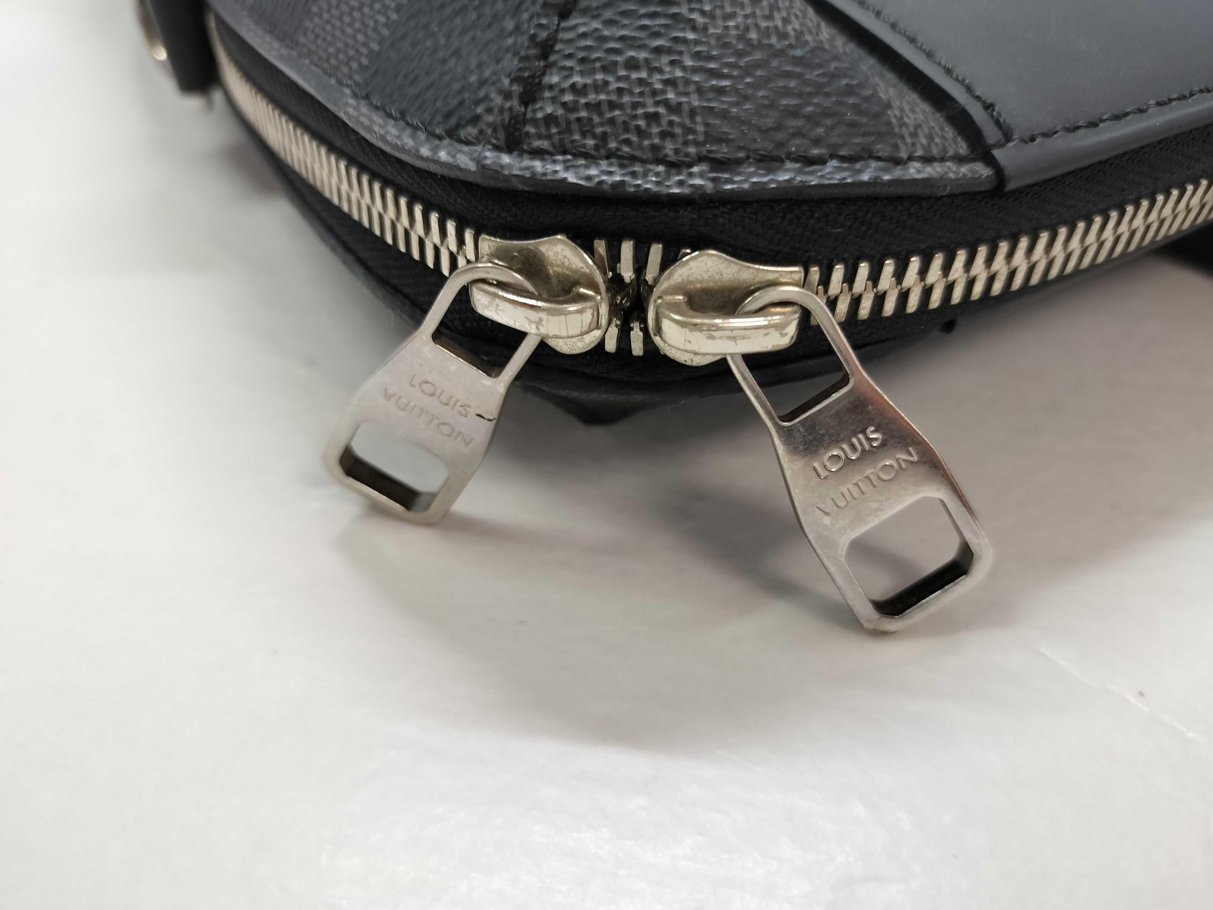 Damier Graphite Porte Documents Jour NM N48260 CA2117 Black Business Bag — view 15