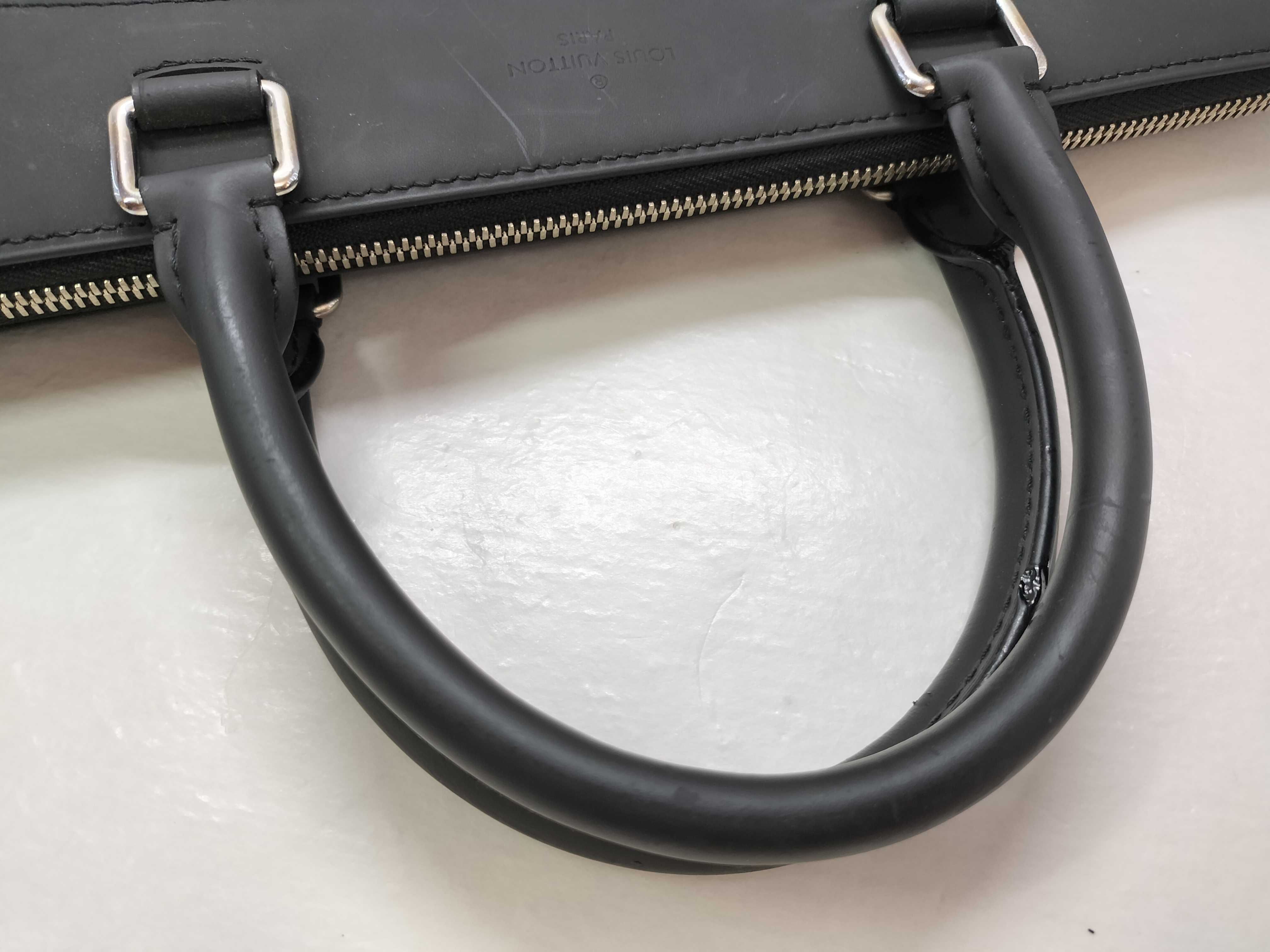 Damier Graphite Porte Documents Jour NM N48260 CA2117 Black Business Bag — view 3