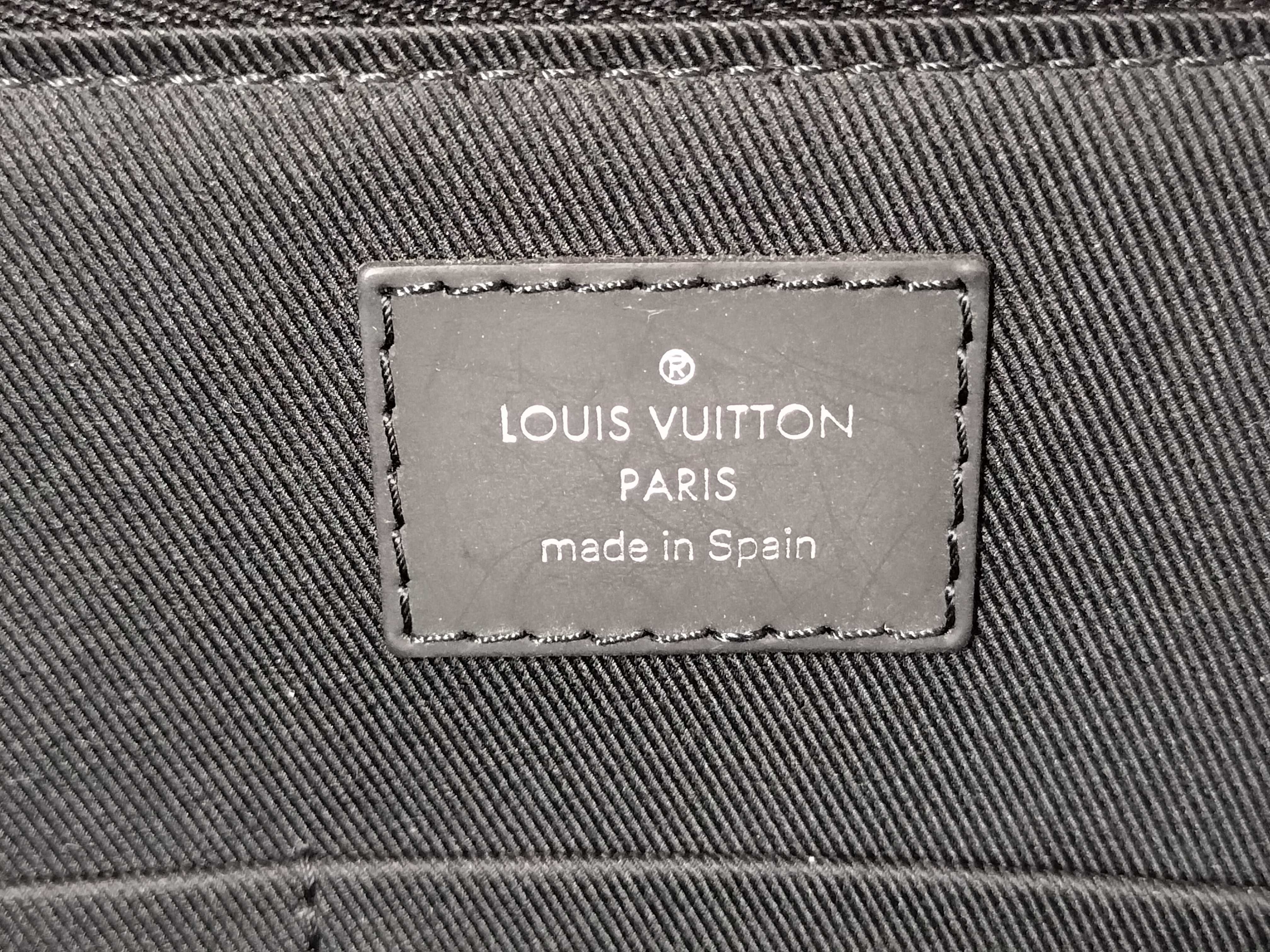 Damier Graphite Porte Documents Jour NM N48260 CA2117 Black Business Bag — view 9