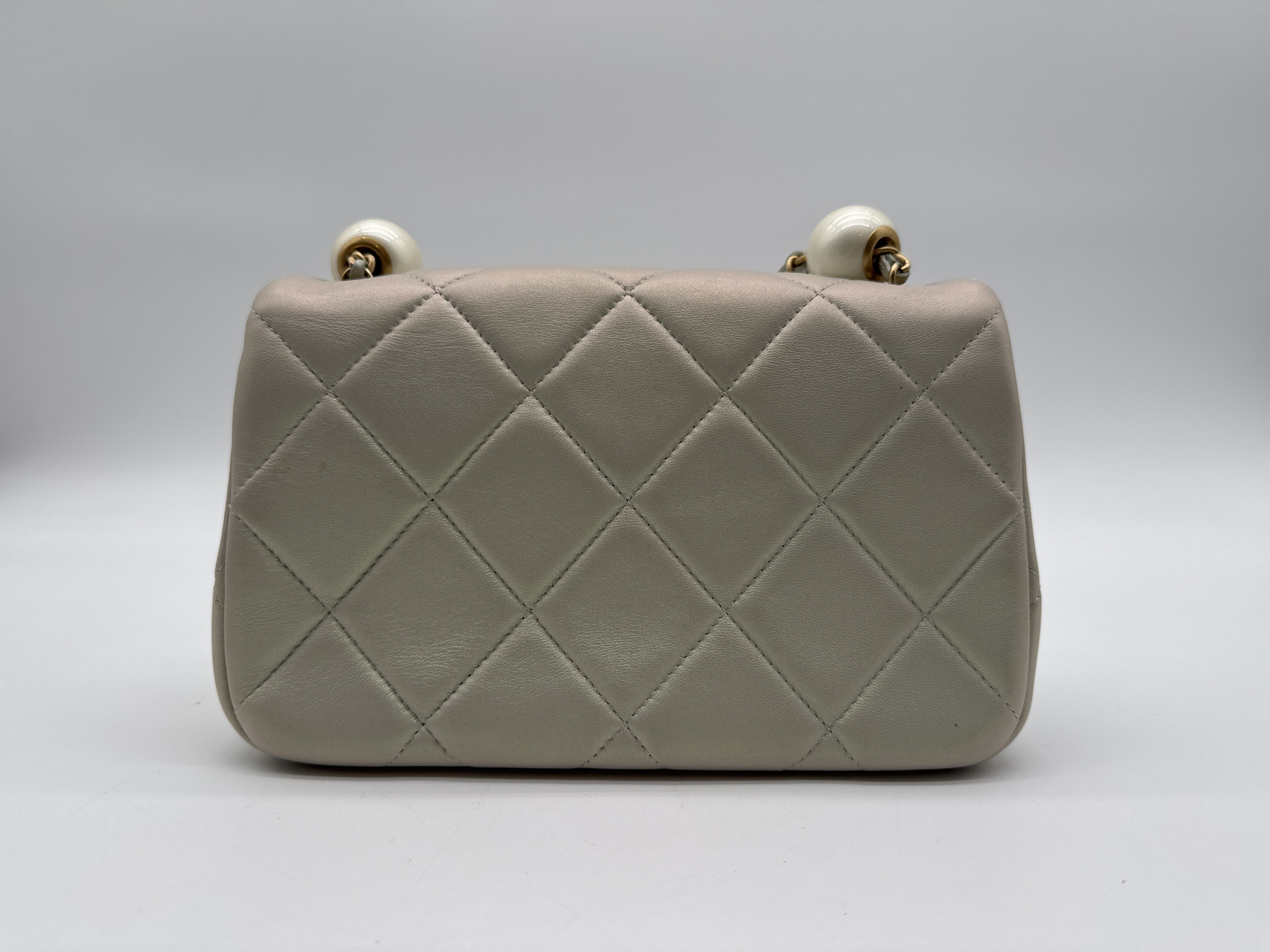 Lambskin Mini Matelassé Shoulder Bag — view 2