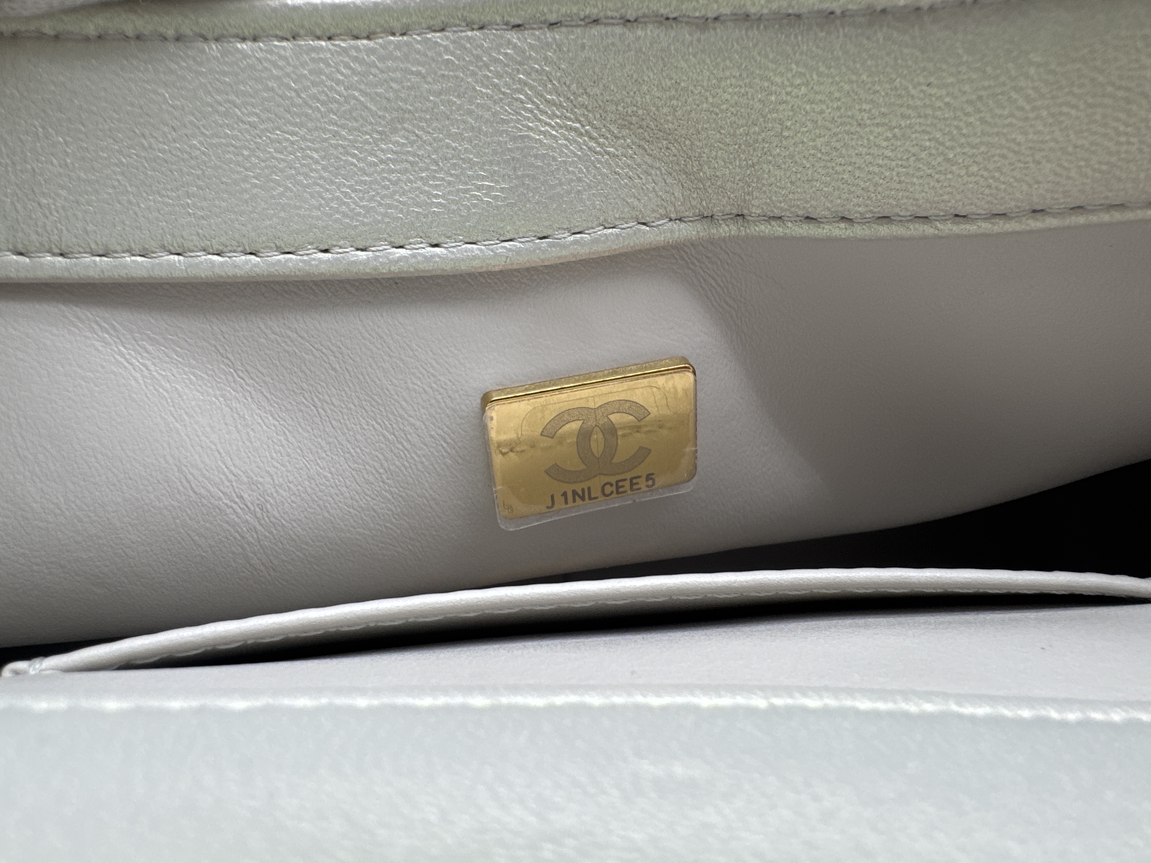 Lambskin Mini Matelassé Shoulder Bag — view 12