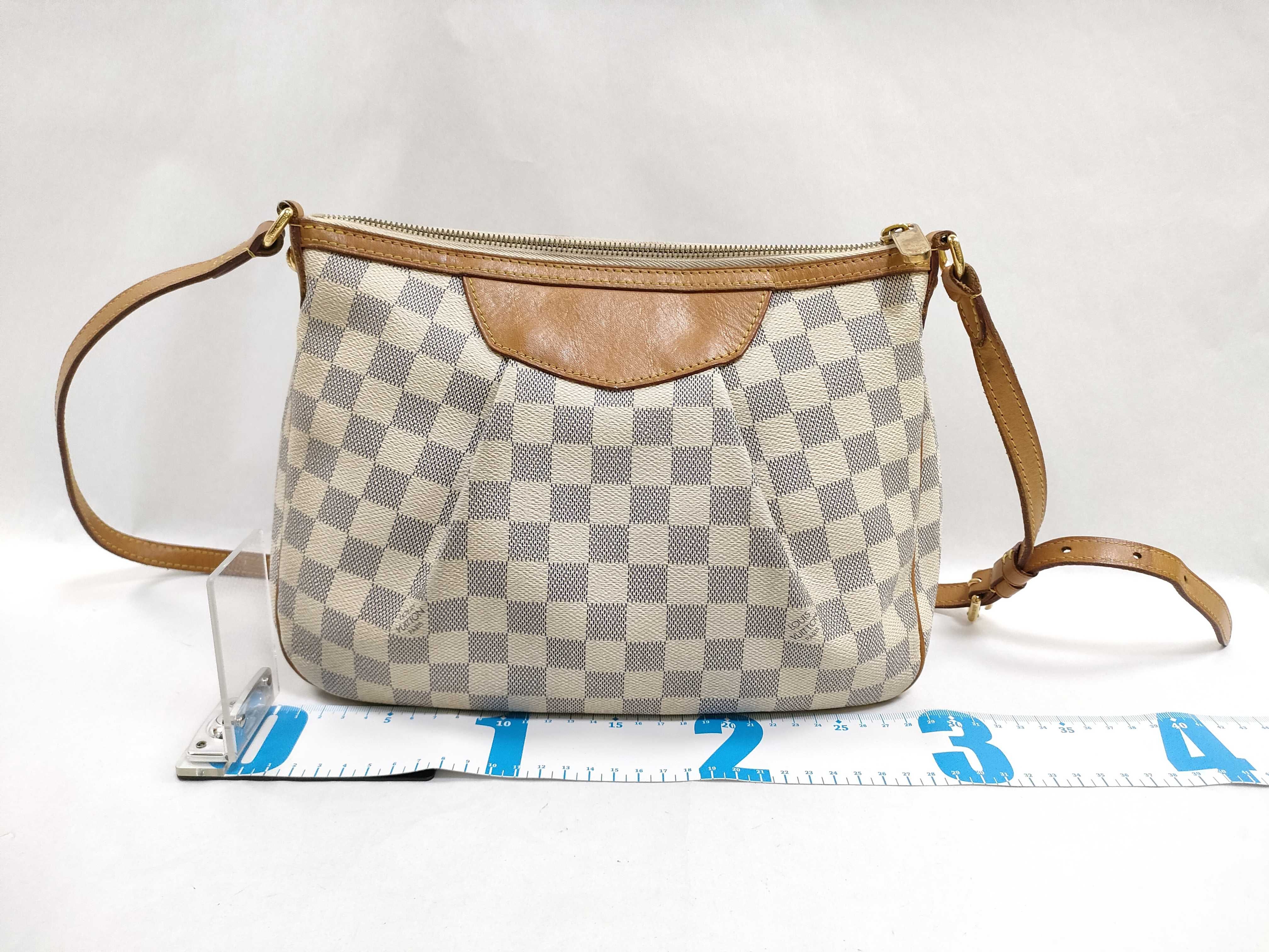 Damier Azur Siracusa PM N41113 SP0132 Shoulder Bag — view 2
