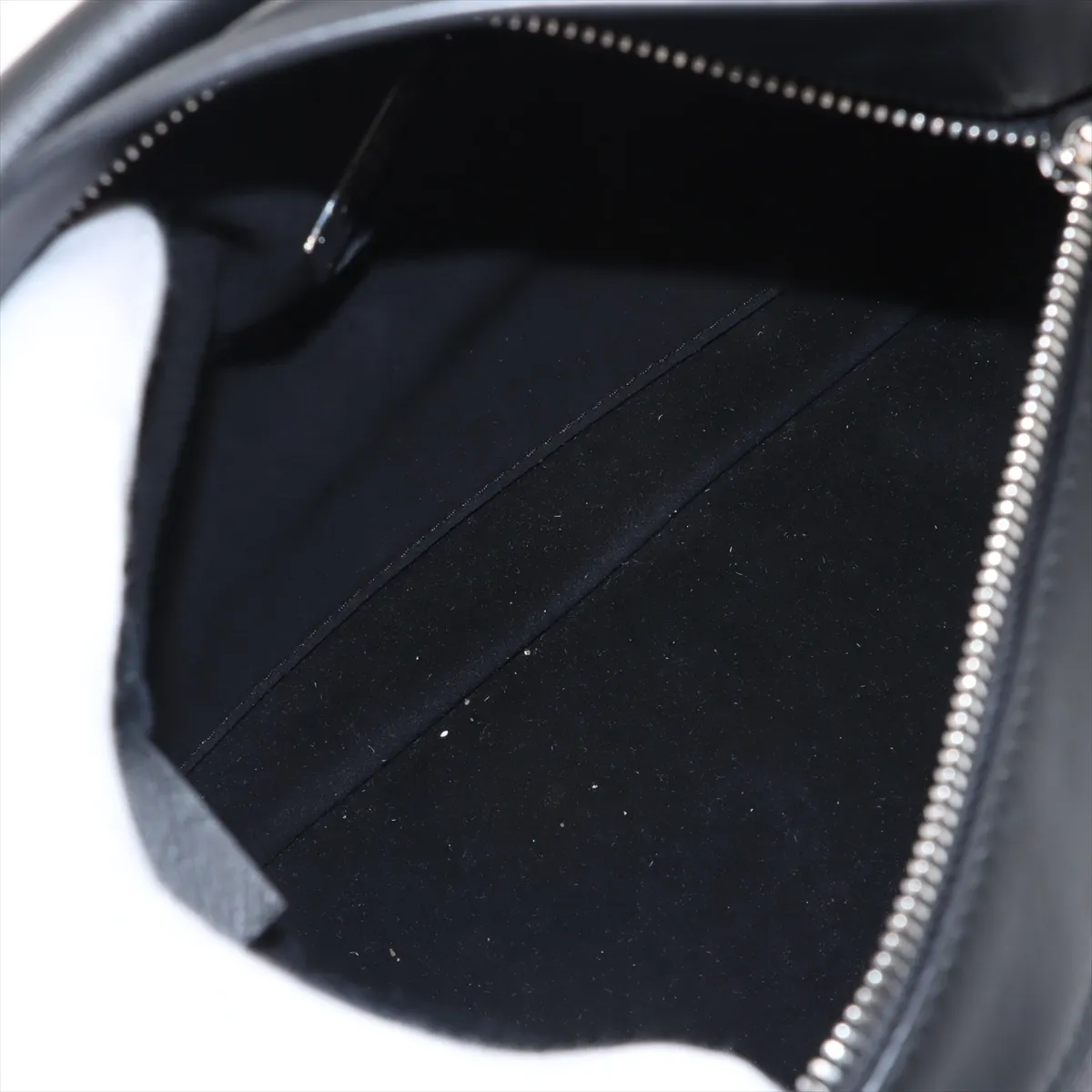 Puzzle 10 Puzzle Bag Small Leather 2WAY Shoulder Bag Black x White — view 8