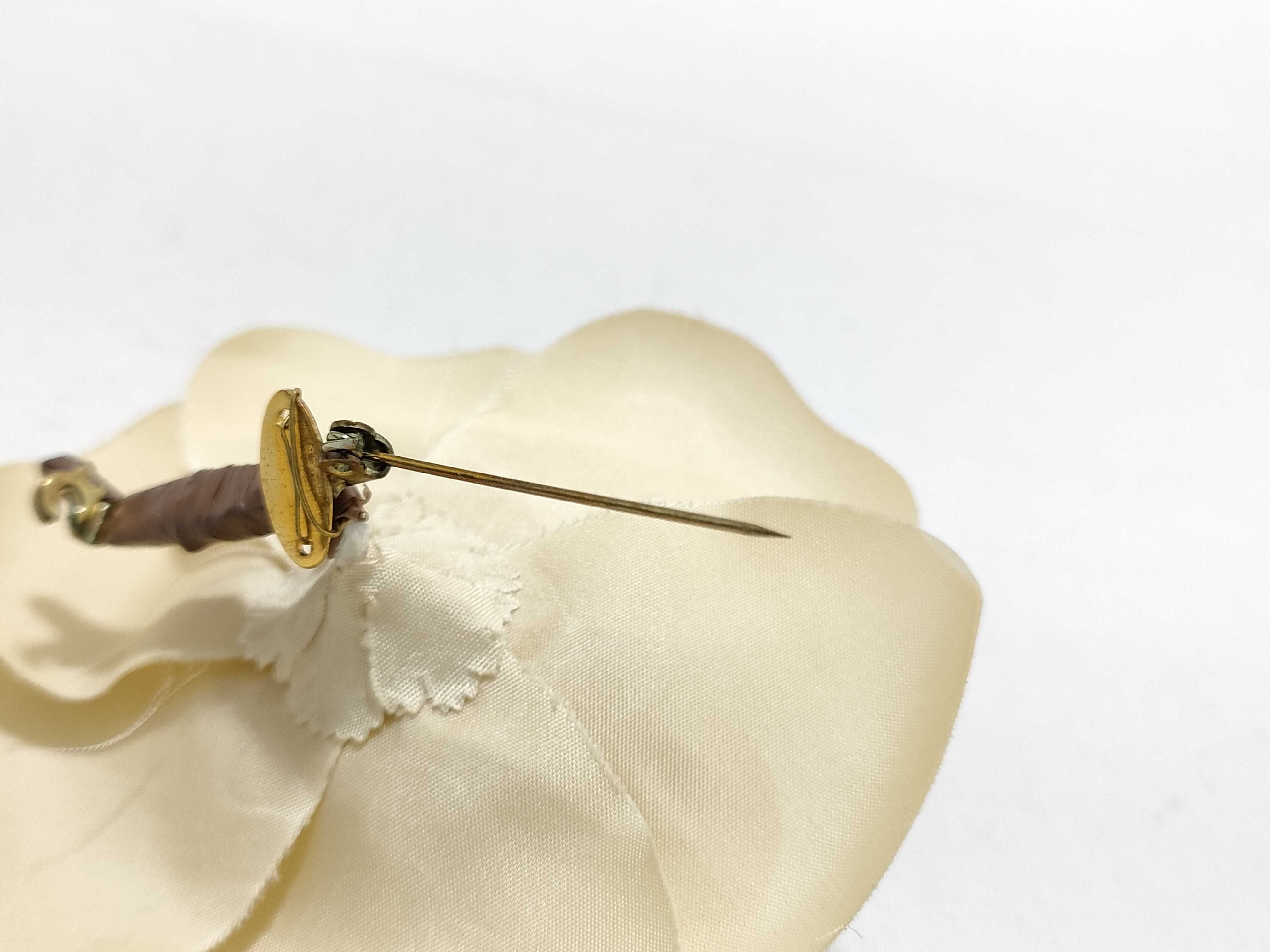 Camellia Corsage Ivory Brooch — view 3