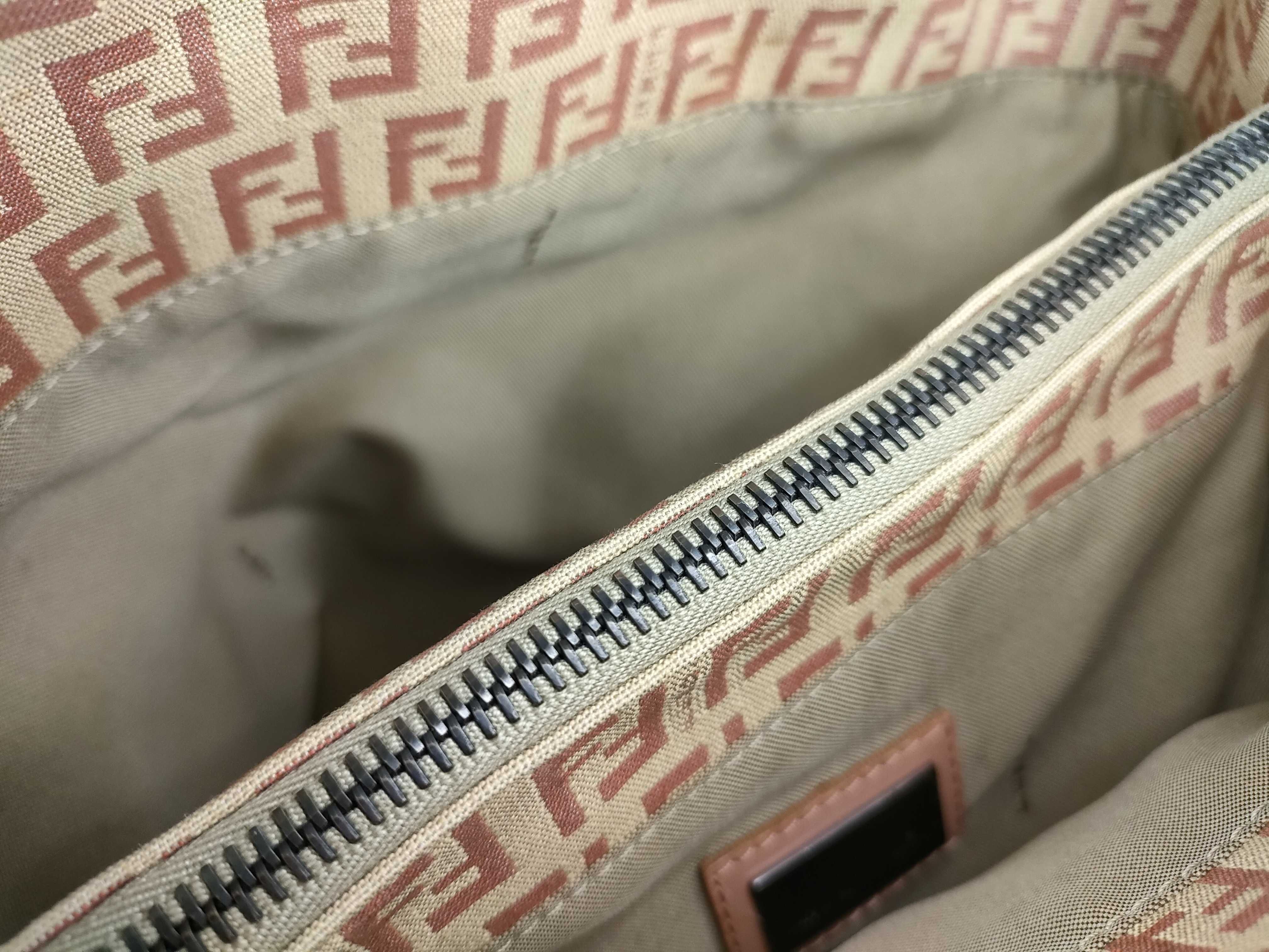 Zucchino Canvas x Leather Tote Bag 8BH067 Tote Bag — view 9