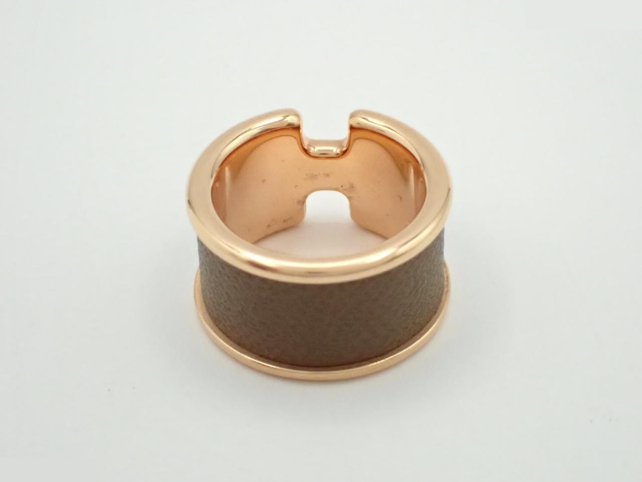 H logo ring, size #14.5 — view 2