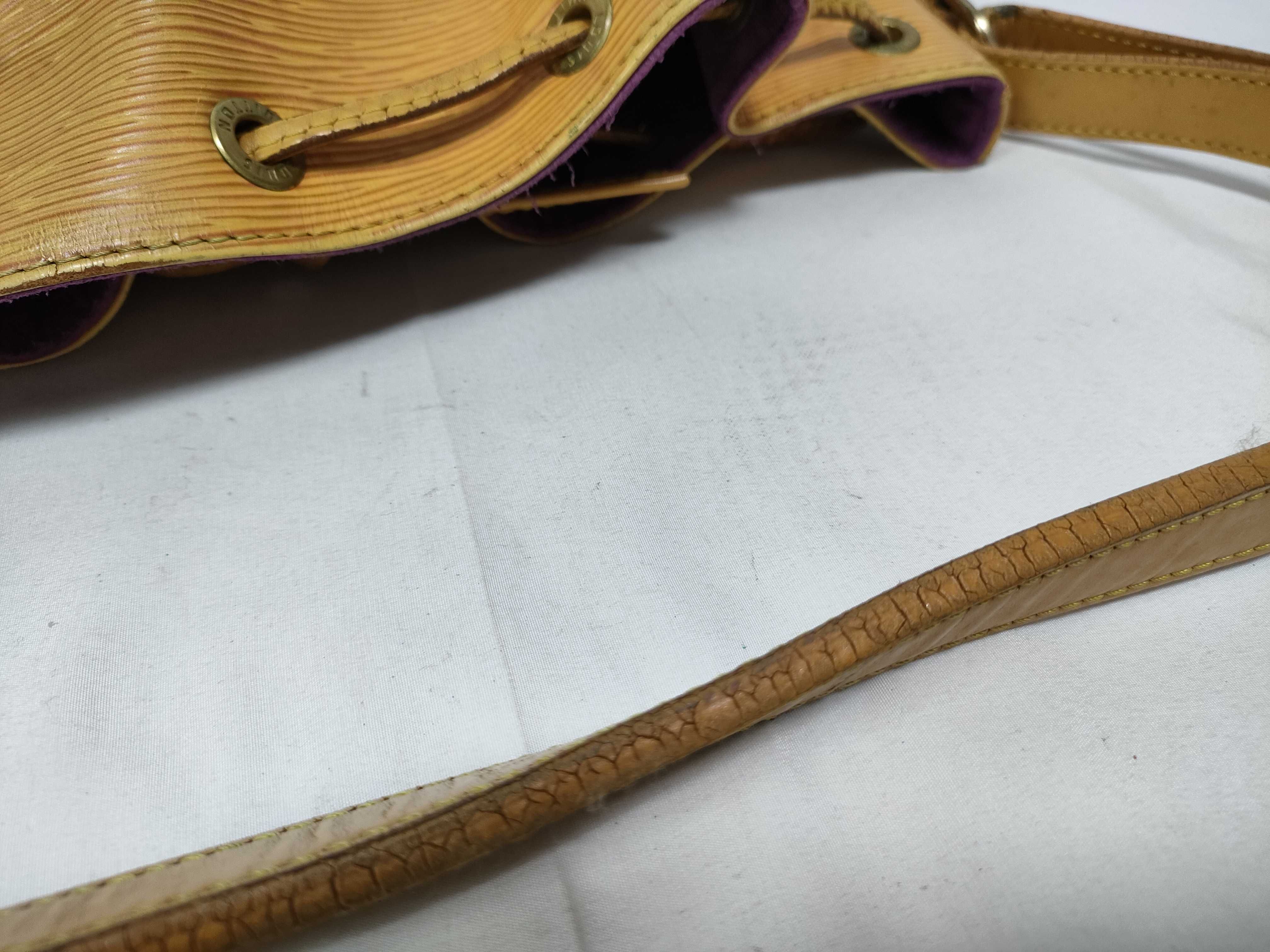 Epi Petit Noé Tassili Yellow M44009 AR0964 Shoulder Bag — view 14