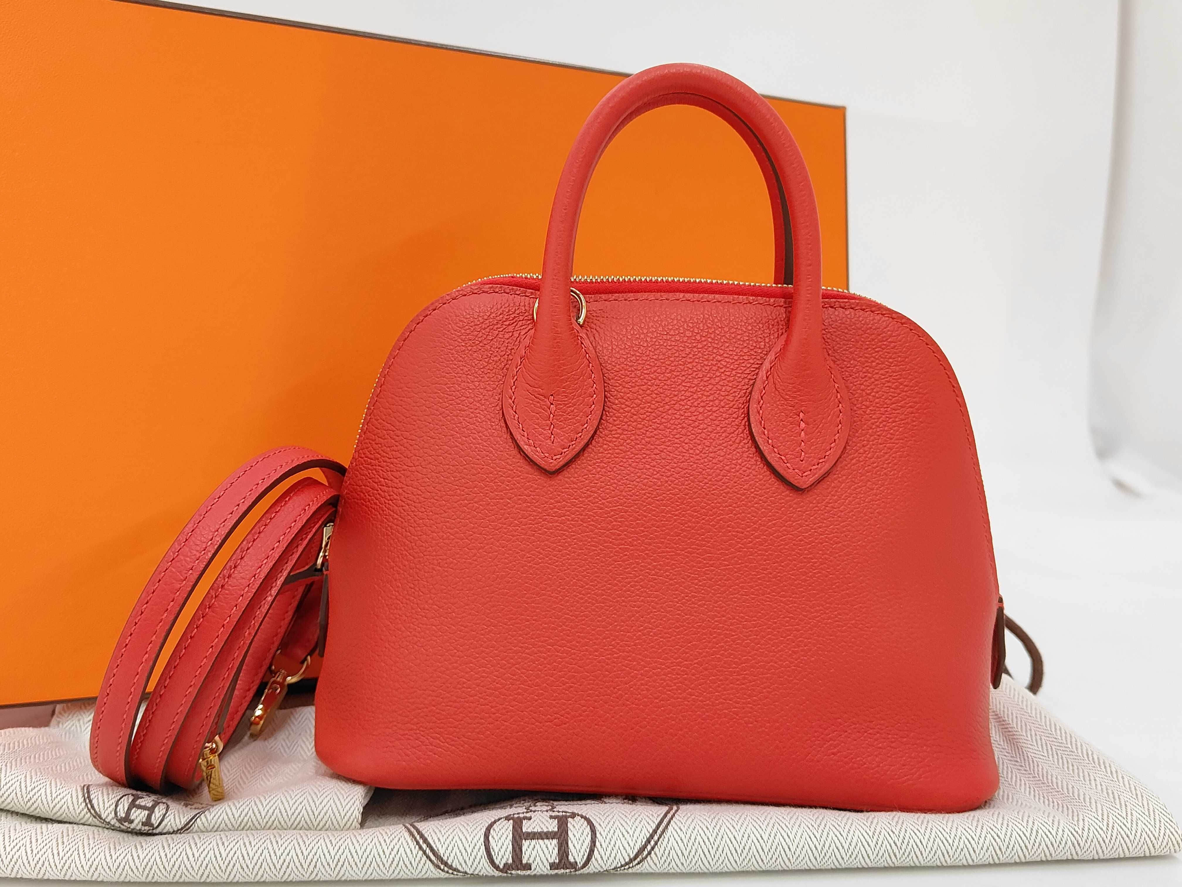 Mini Bolide K stamp Rouge Coeur handbag