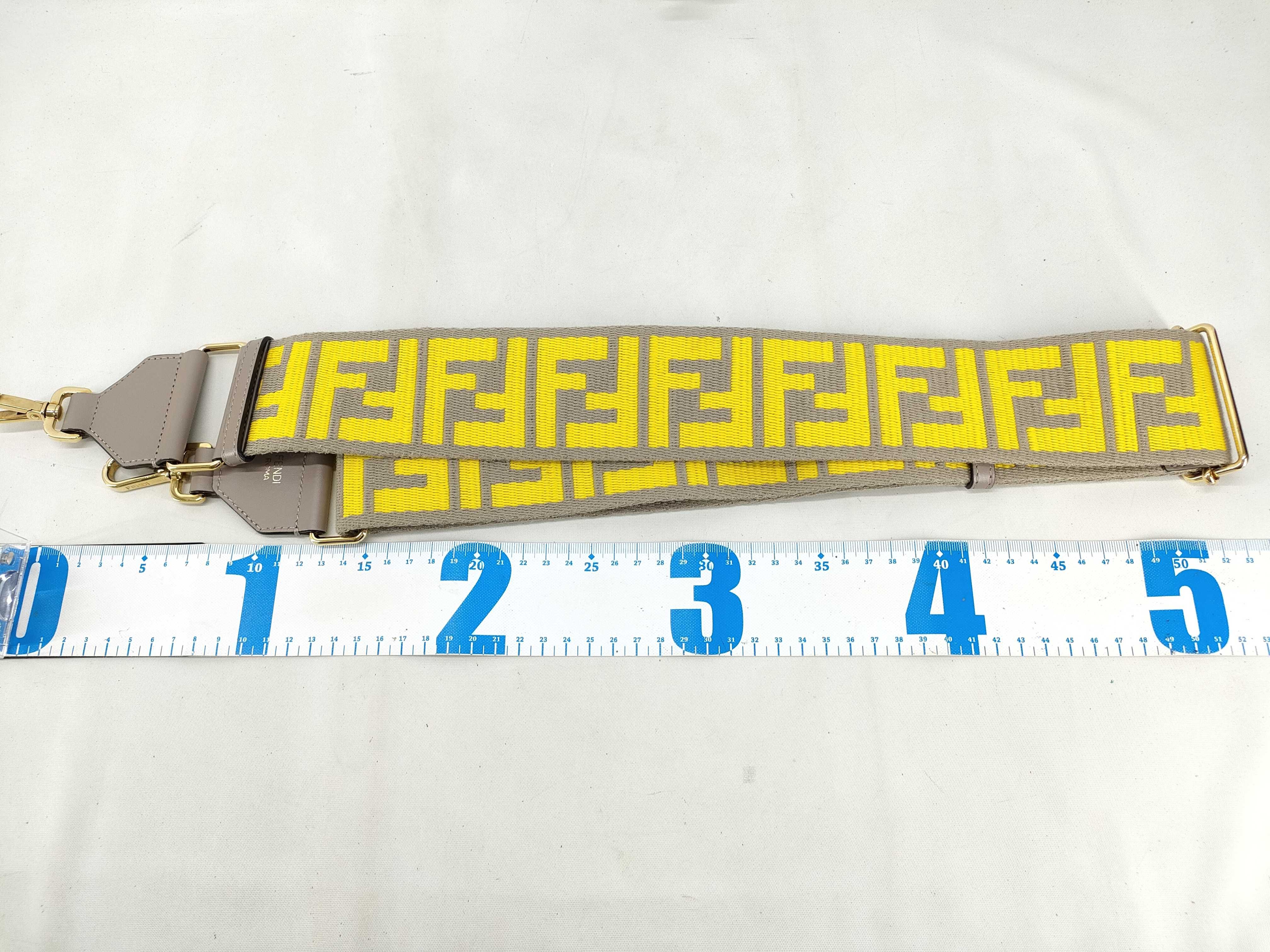 Strap You Zucca Pattern Yellow Belt — view 3