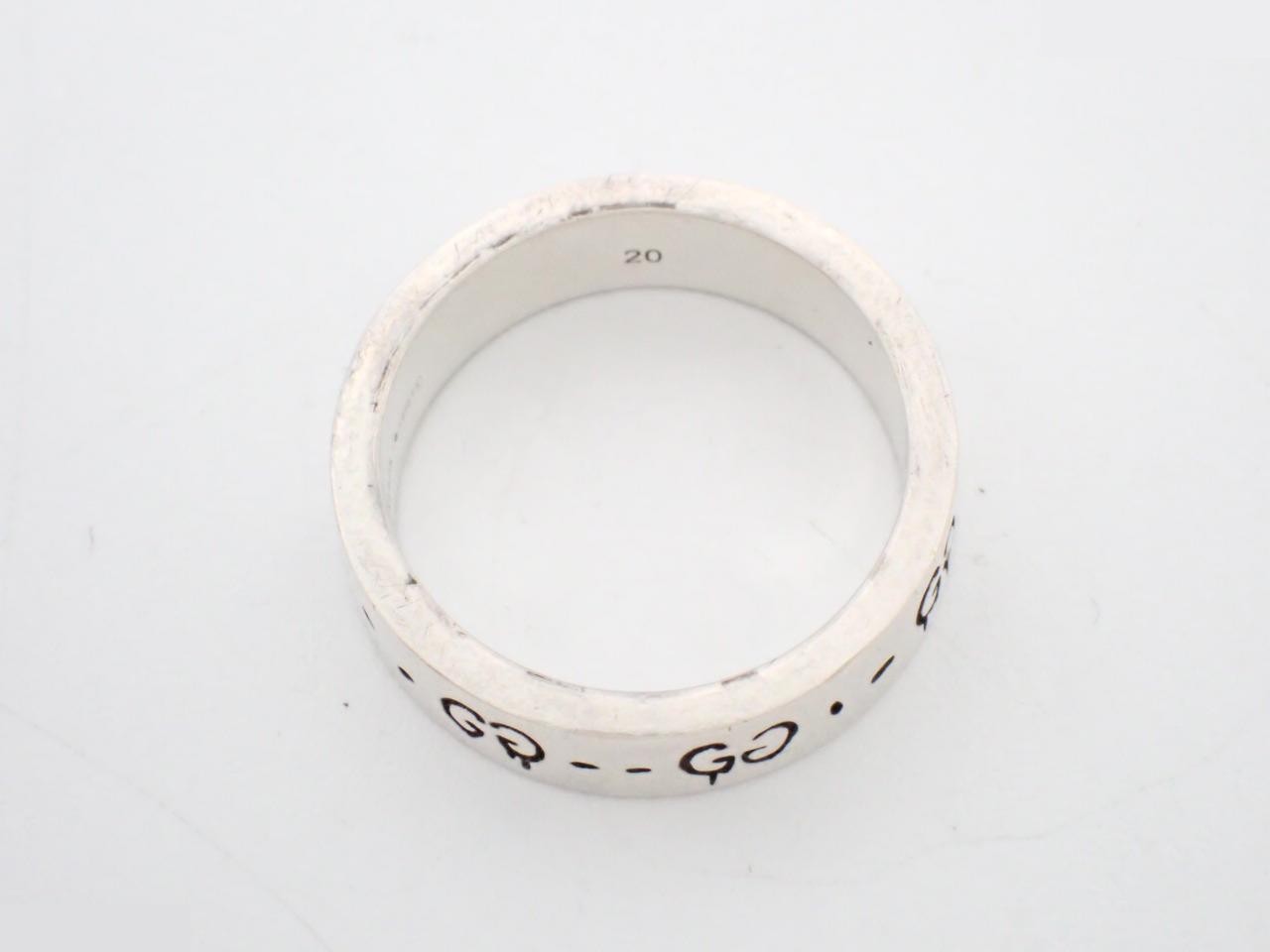 Ghost ring, engraved with "20", actual size #19, 925g/7.8g — view 3