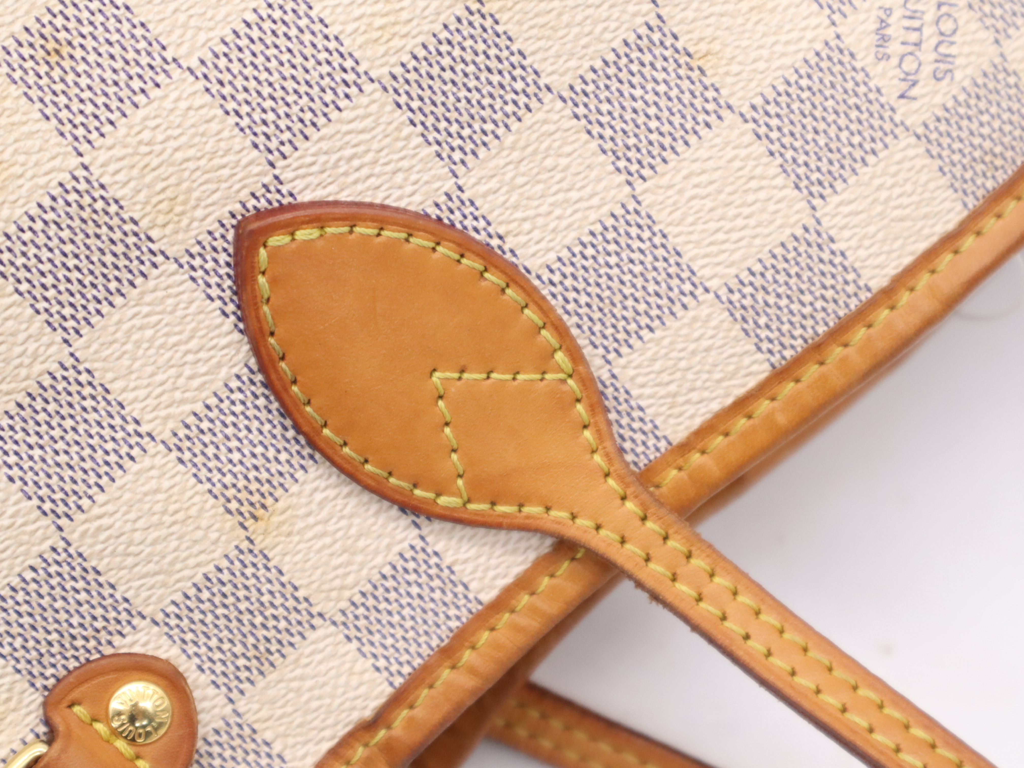 N51110 Azur Neverfull PM (Old Model) Tote Bag — view 7