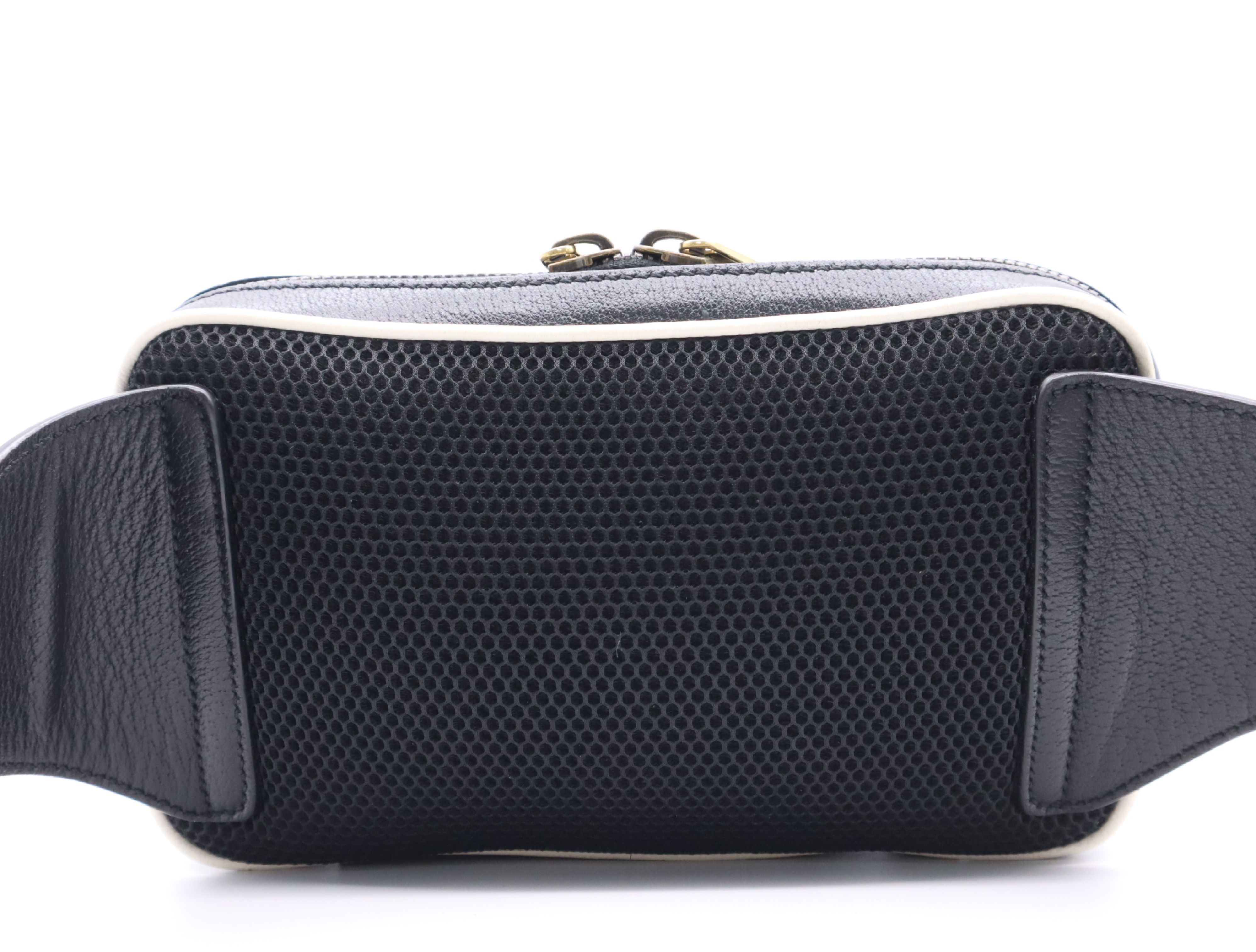 722141 Leather Gucci x Adidas Body Bag Black Shoulder Bag — view 2