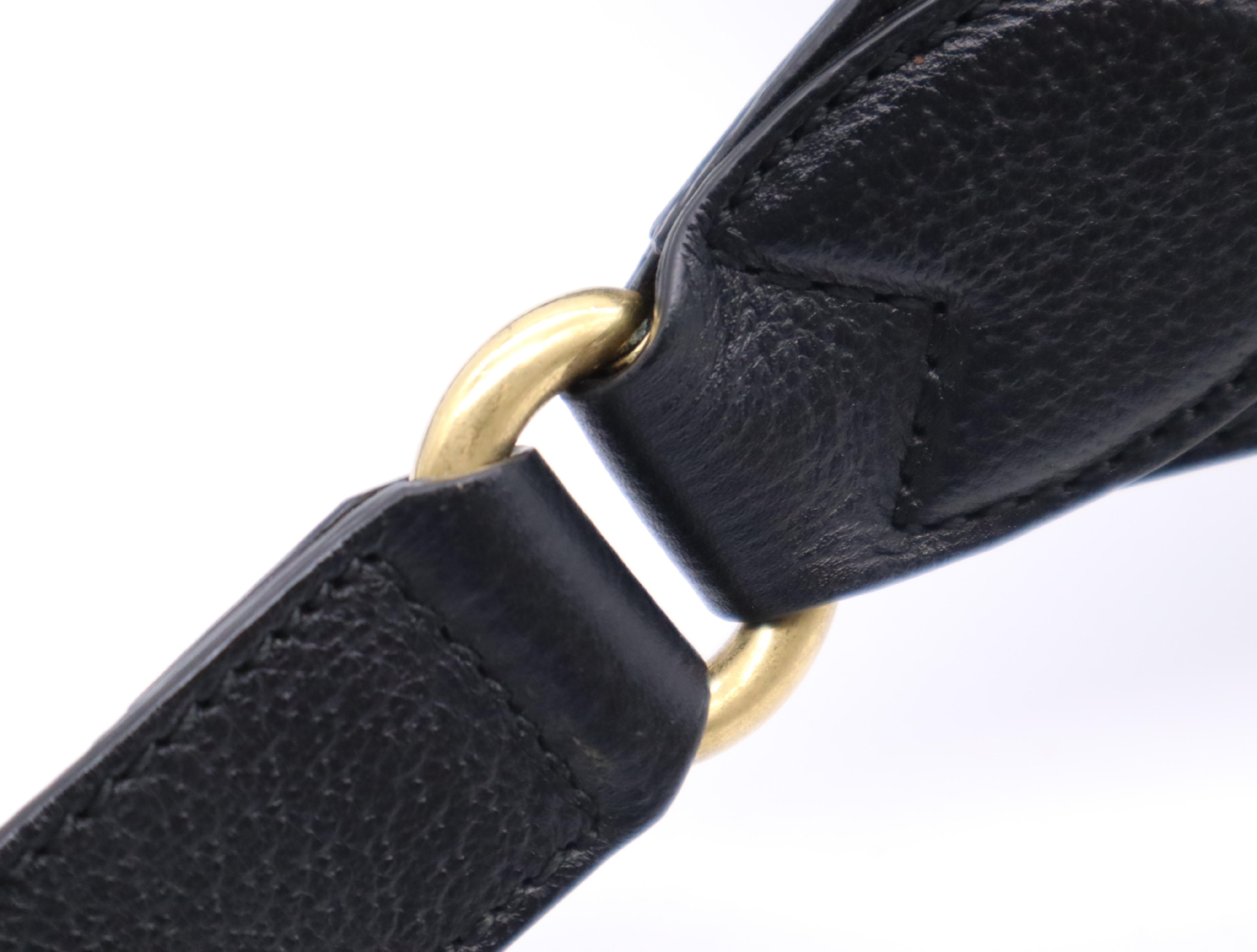 722141 Leather Gucci x Adidas Body Bag Black Shoulder Bag — view 9
