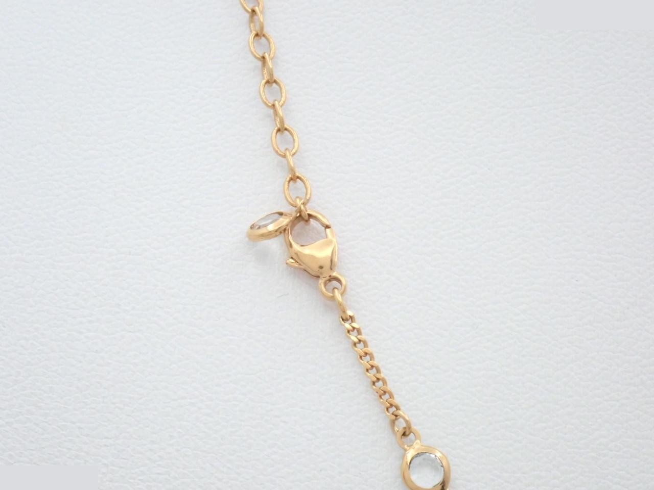 necklace, double G key, chain approximately 50cm — view 2