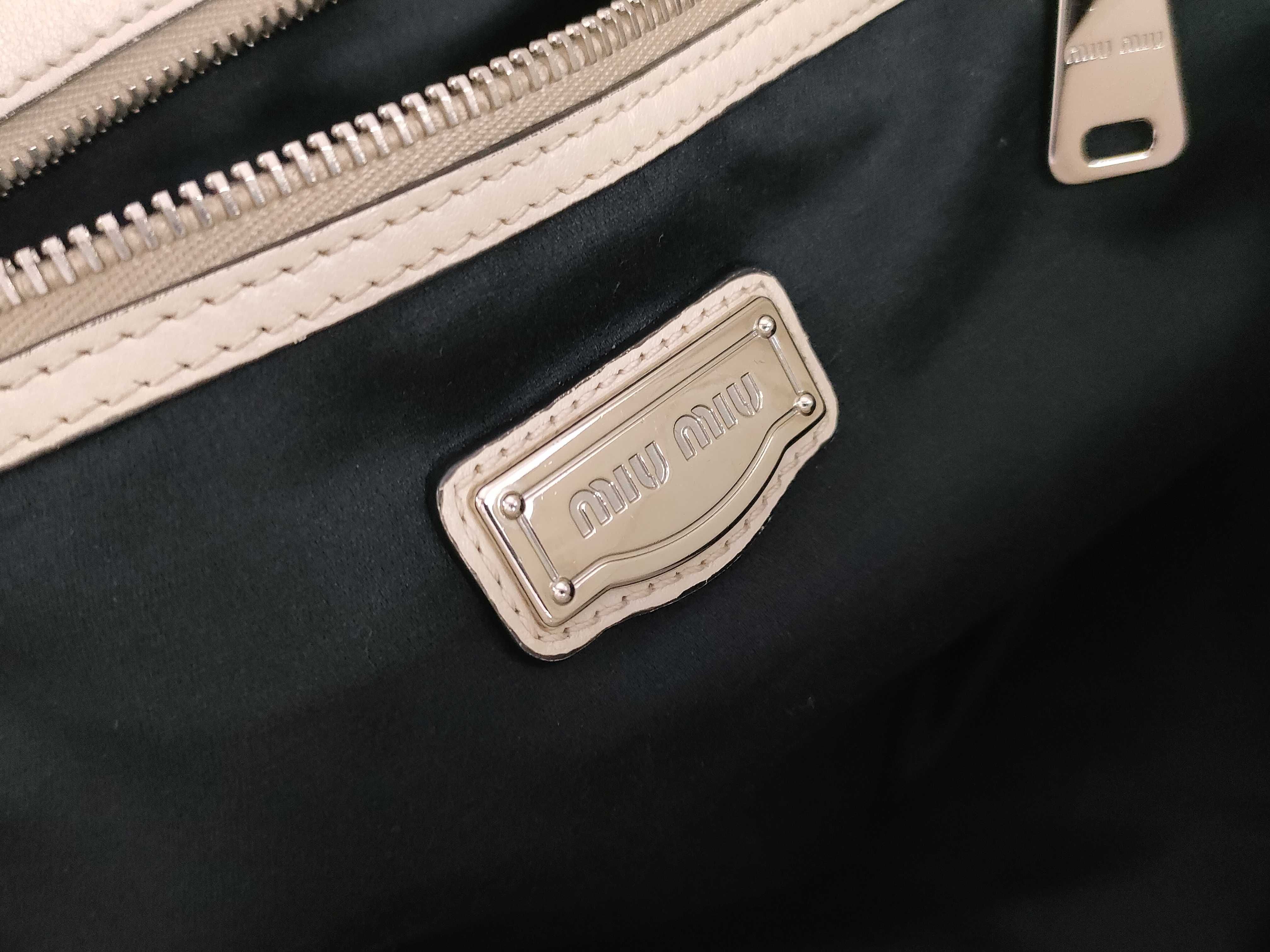 Leather Tote Bag, White Tote Bag — view 11