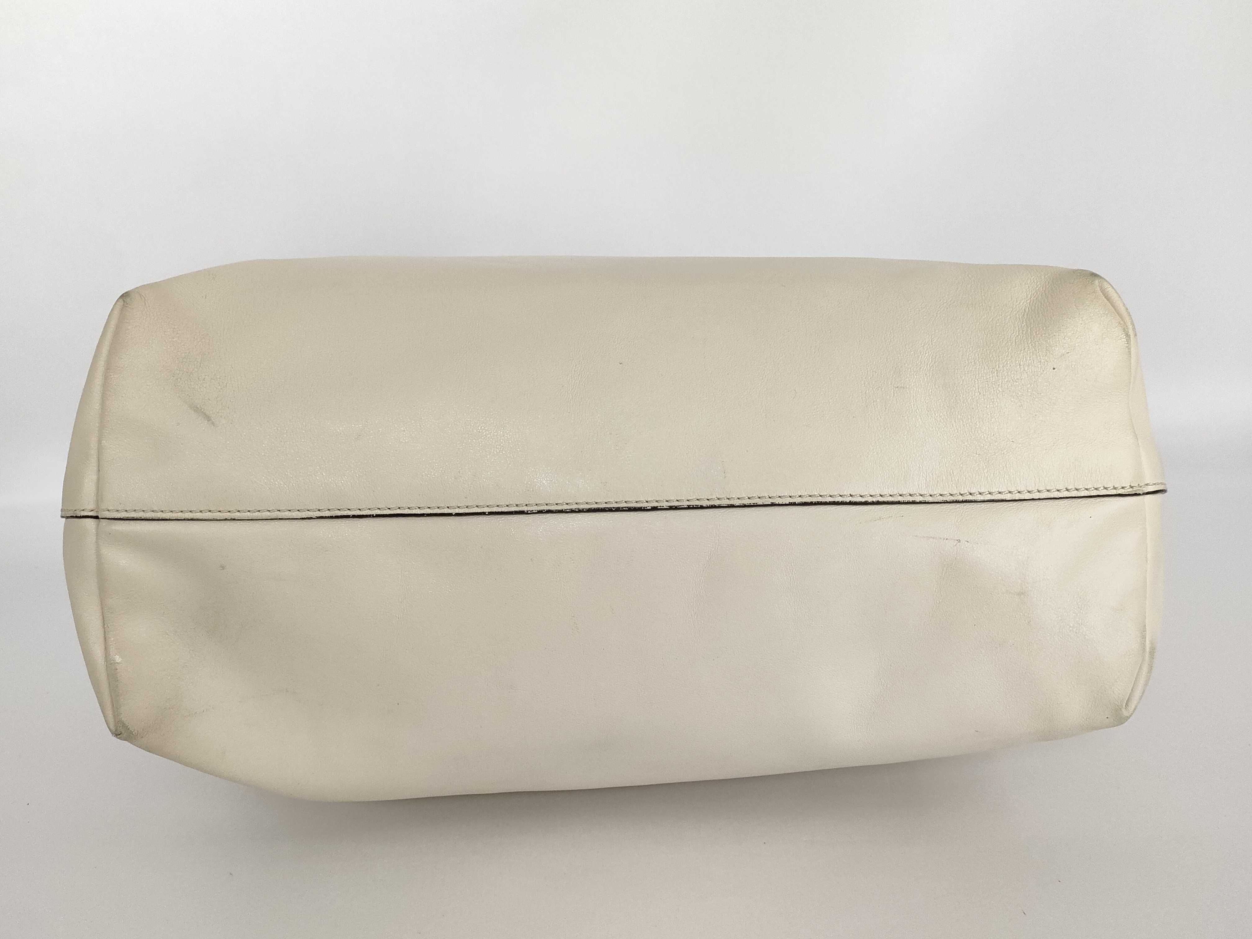 Leather Tote Bag, White Tote Bag — view 7