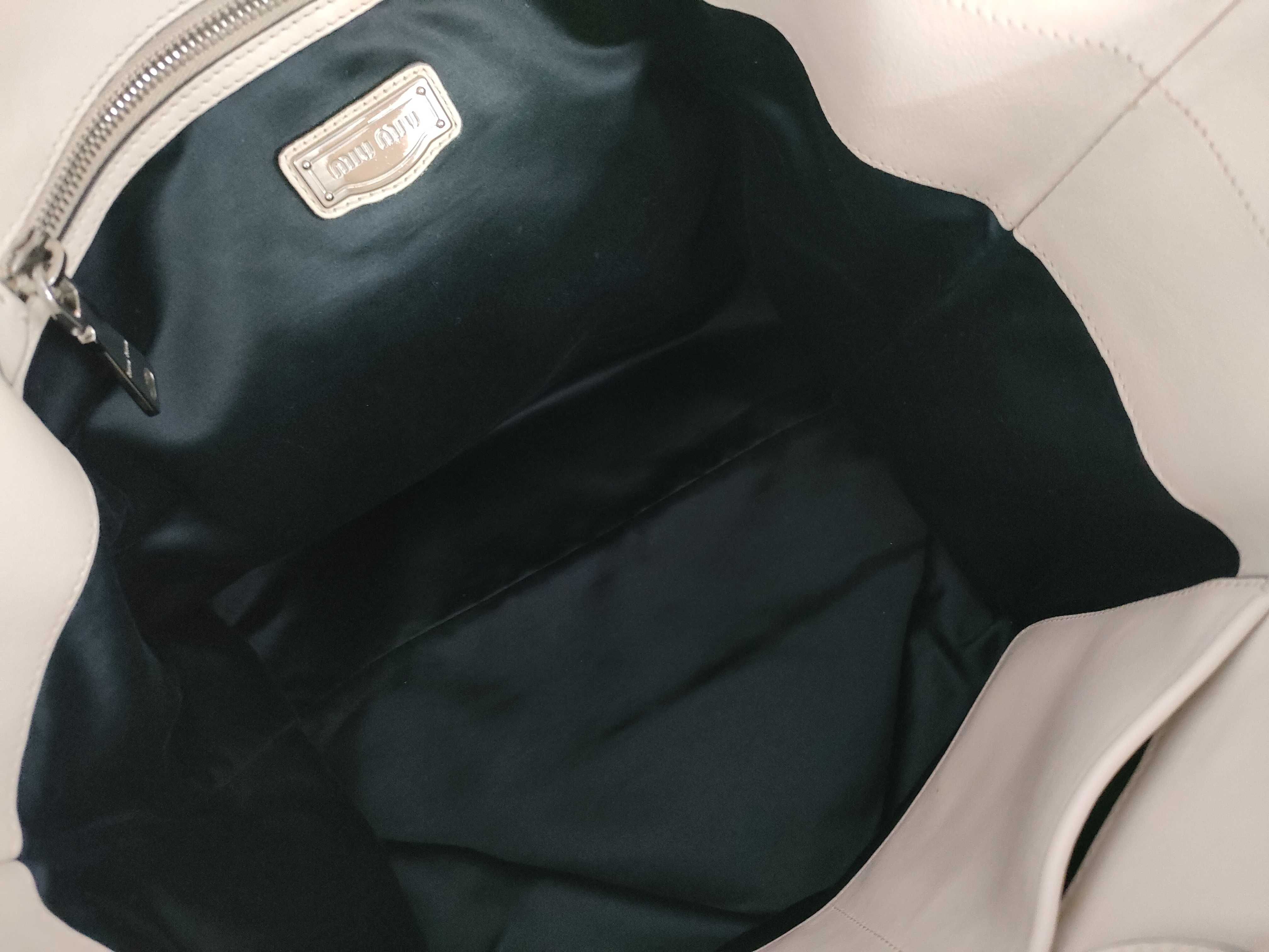 Leather Tote Bag, White Tote Bag — view 8