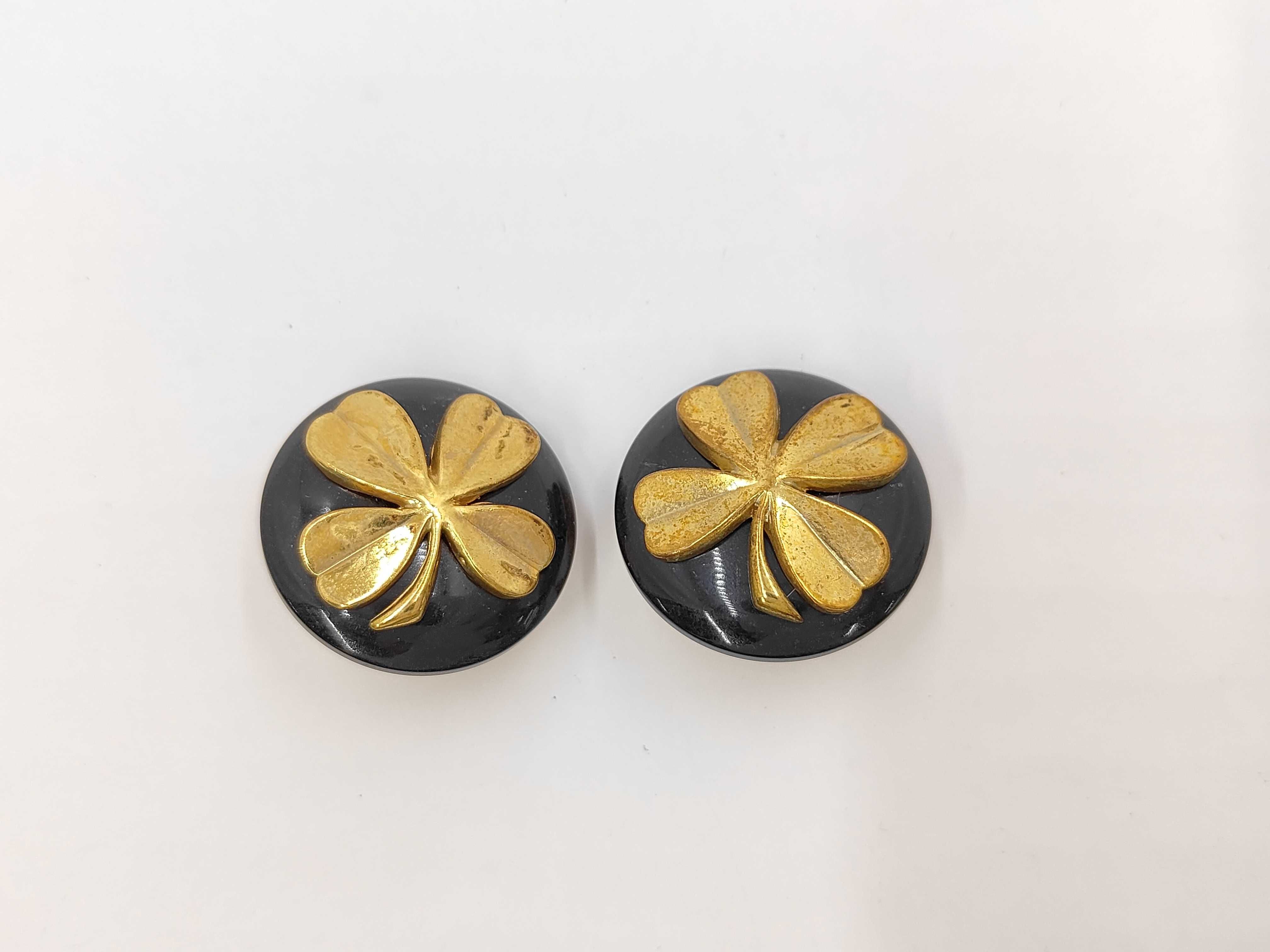 brand jewelry earrings, clover design, size 93A.