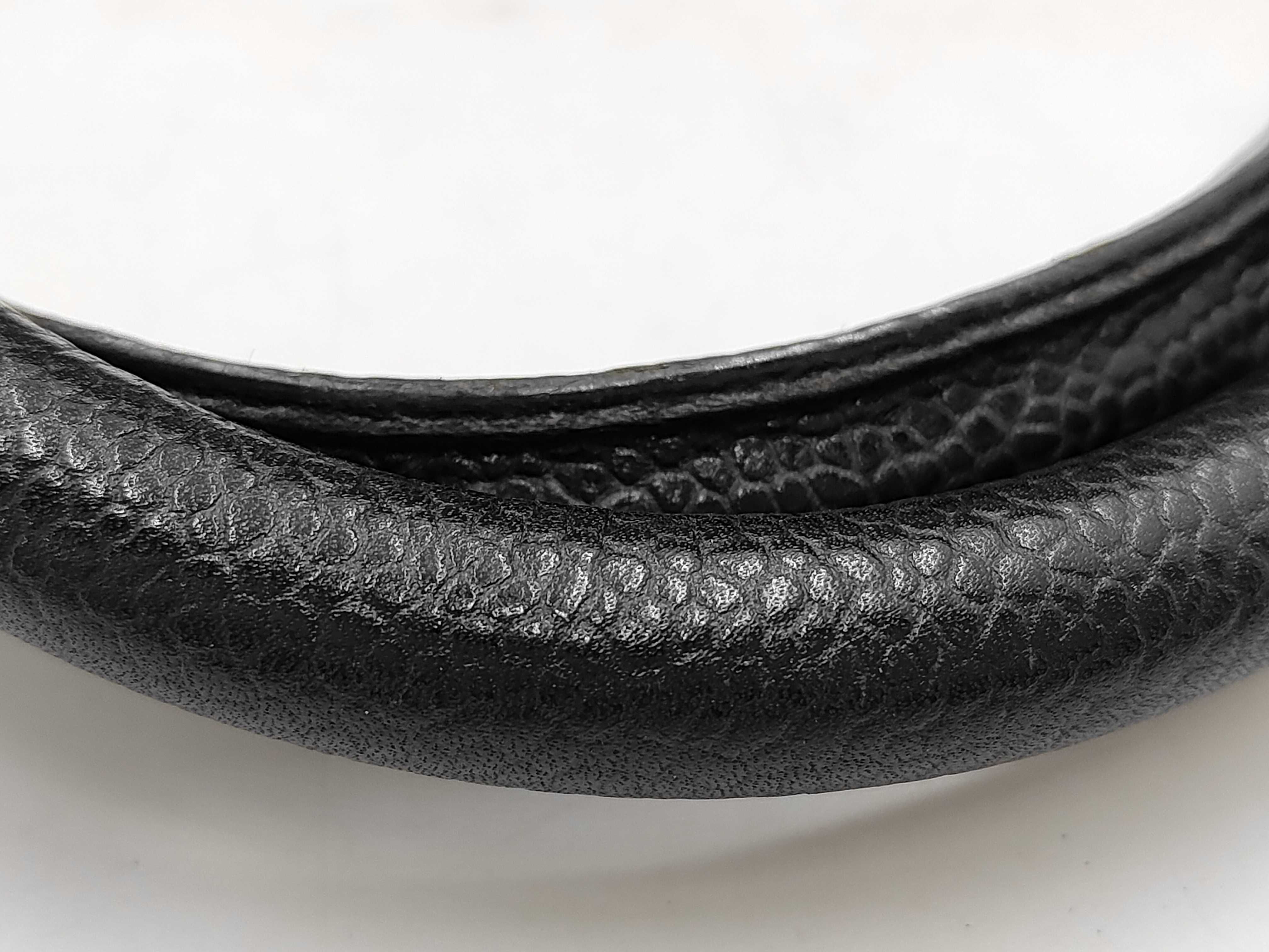 Coco Mark Caviar Skin 2-Way Handbag, Black with Gold Hardware, Series 2, ST Boston Bag — view 6