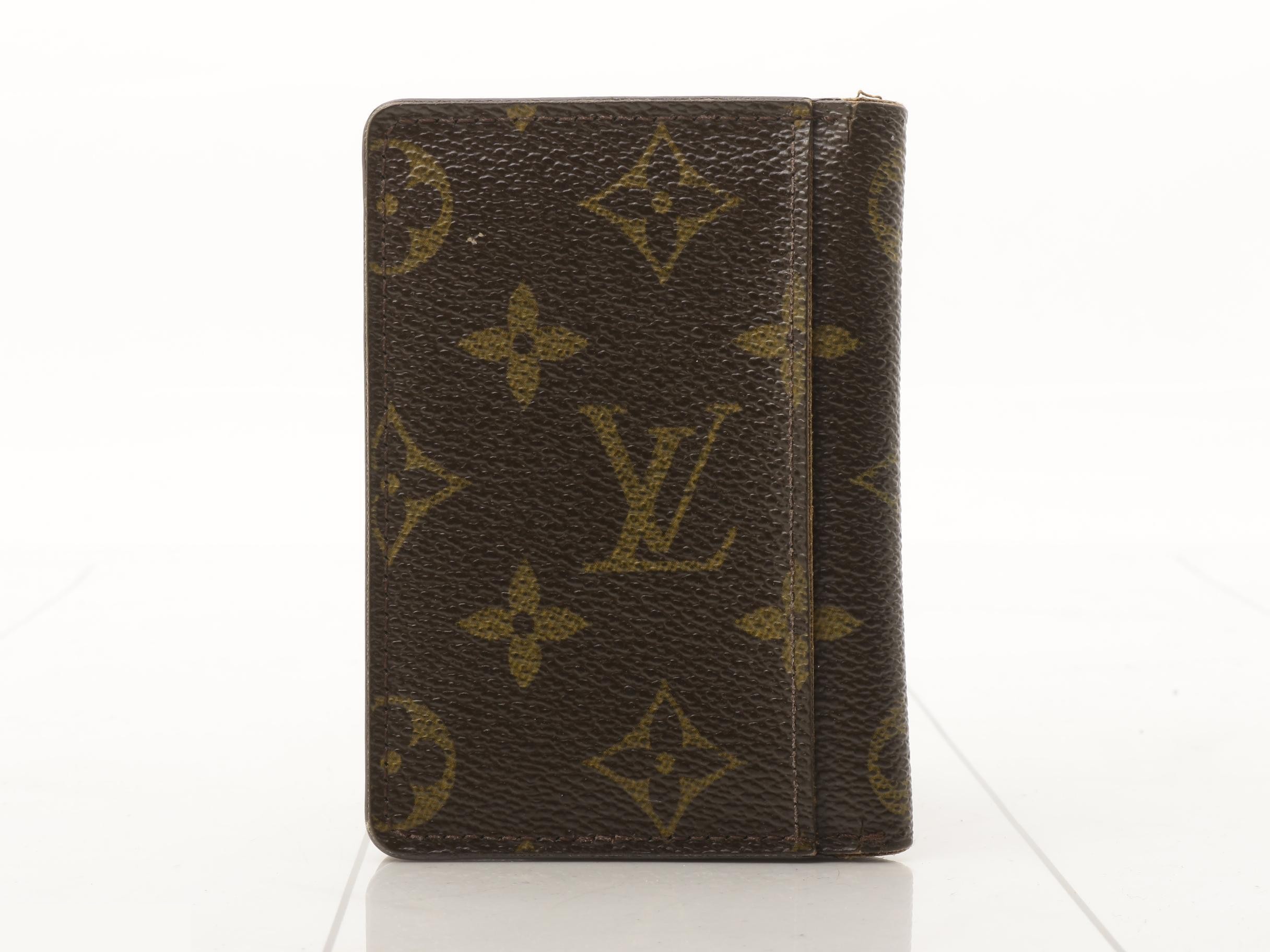 M66541 Porte Carte Pass Vertical Card Case Monogram — view 2