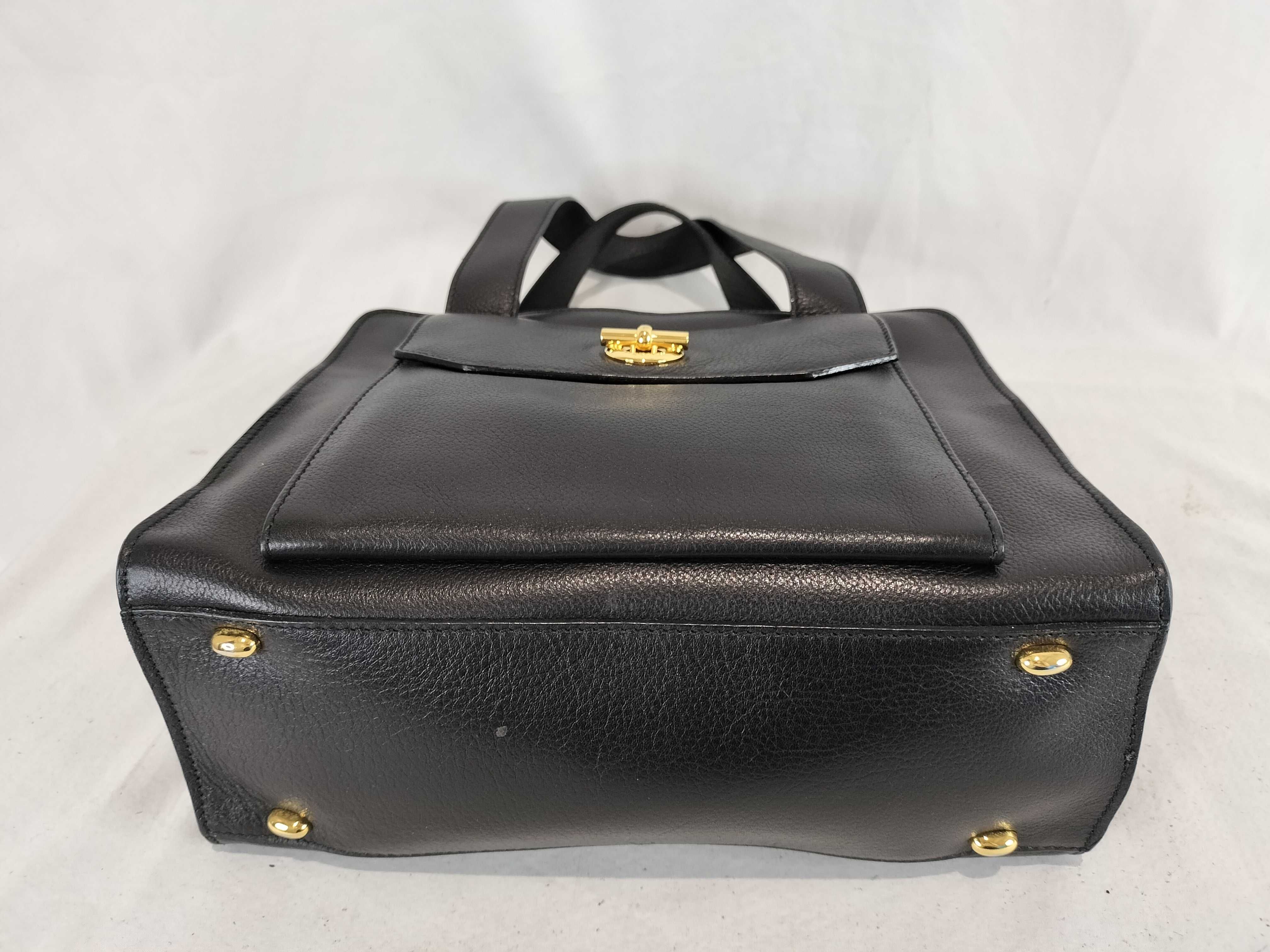 Leather/Circle Hardware/Handbag — view 7