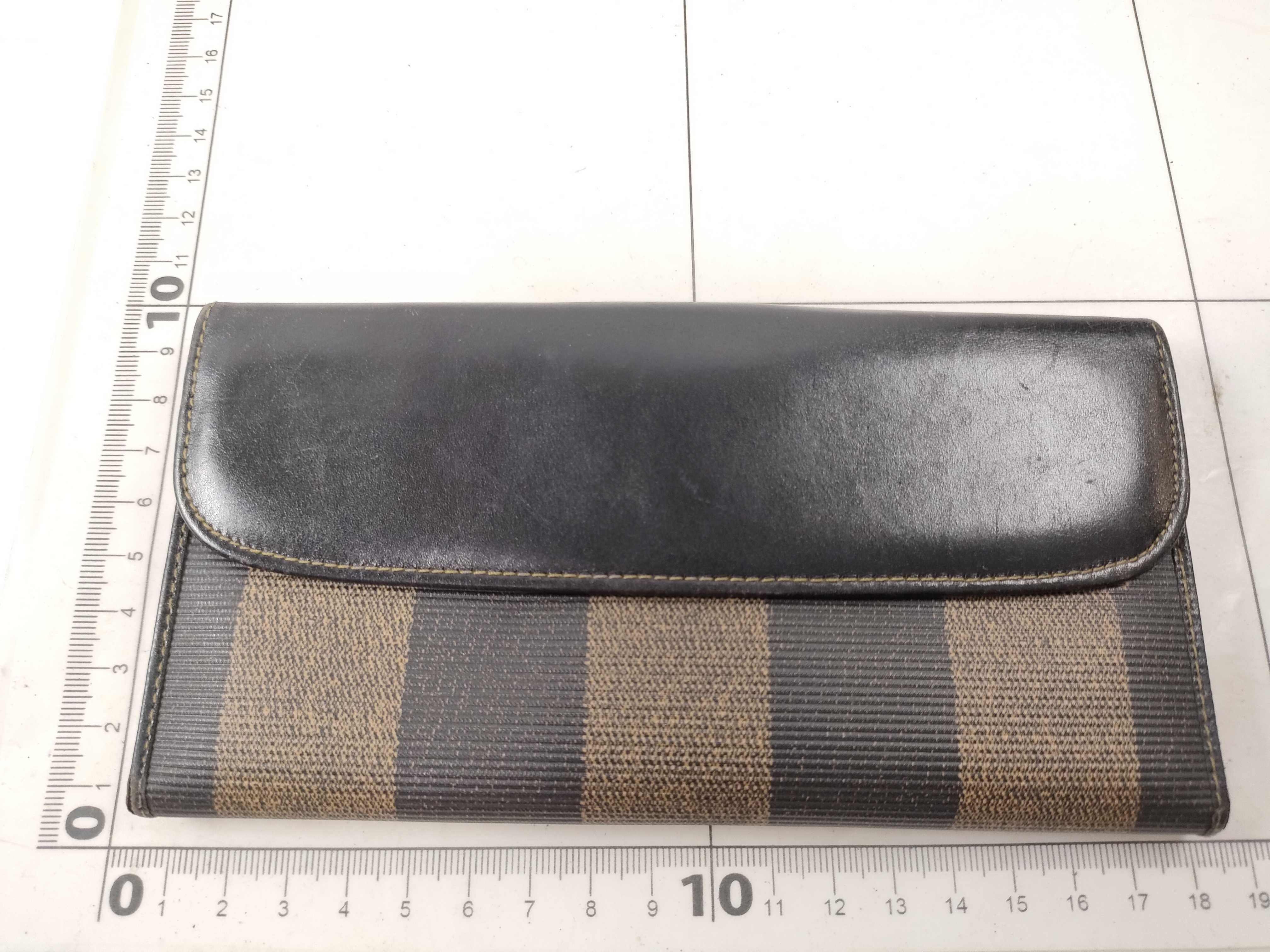 long wallet, Pecan FF logo Zucca coin case pouch wallet — view 2