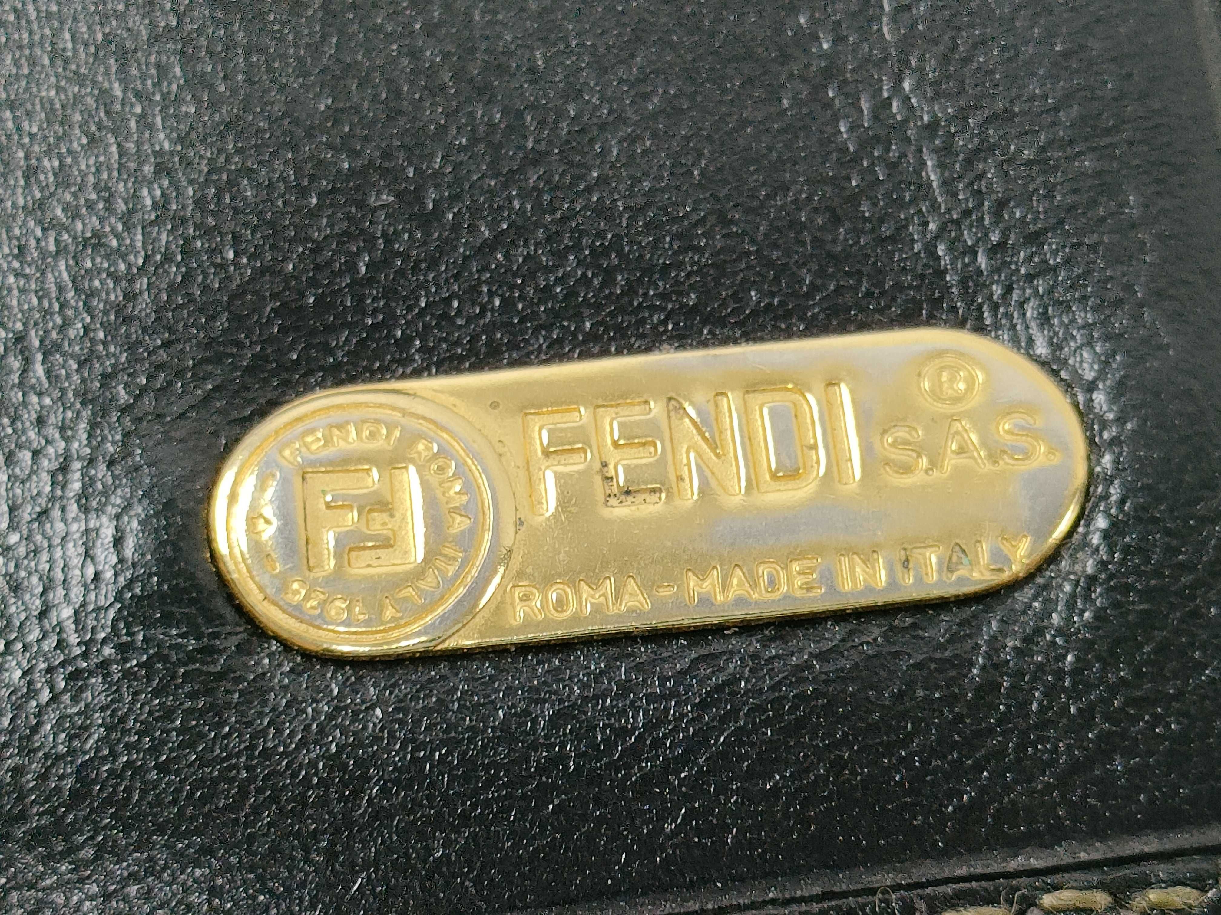 long wallet, Pecan FF logo Zucca coin case pouch wallet — view 11