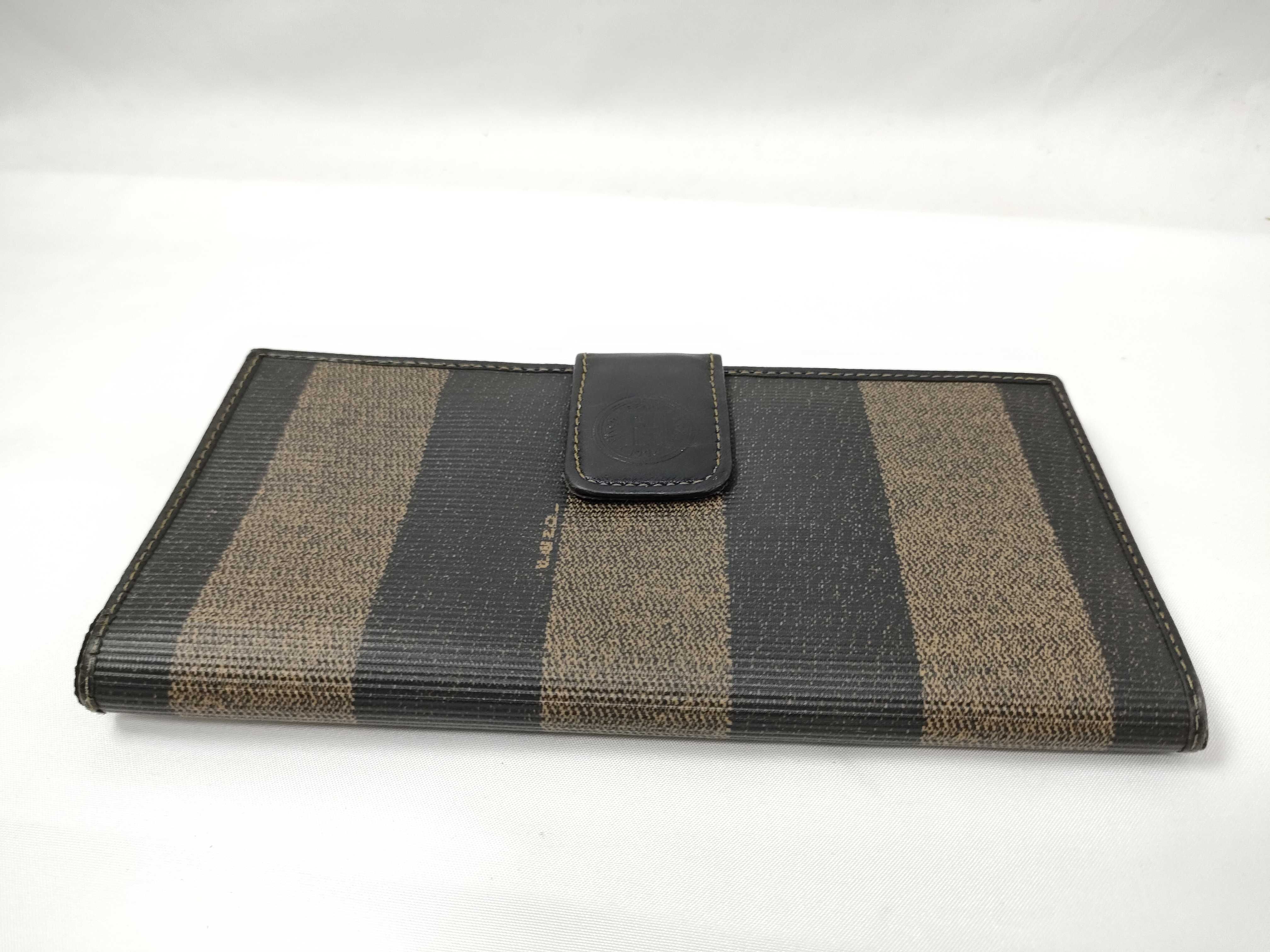 long wallet, Pecan FF logo Zucca coin case pouch wallet — view 3