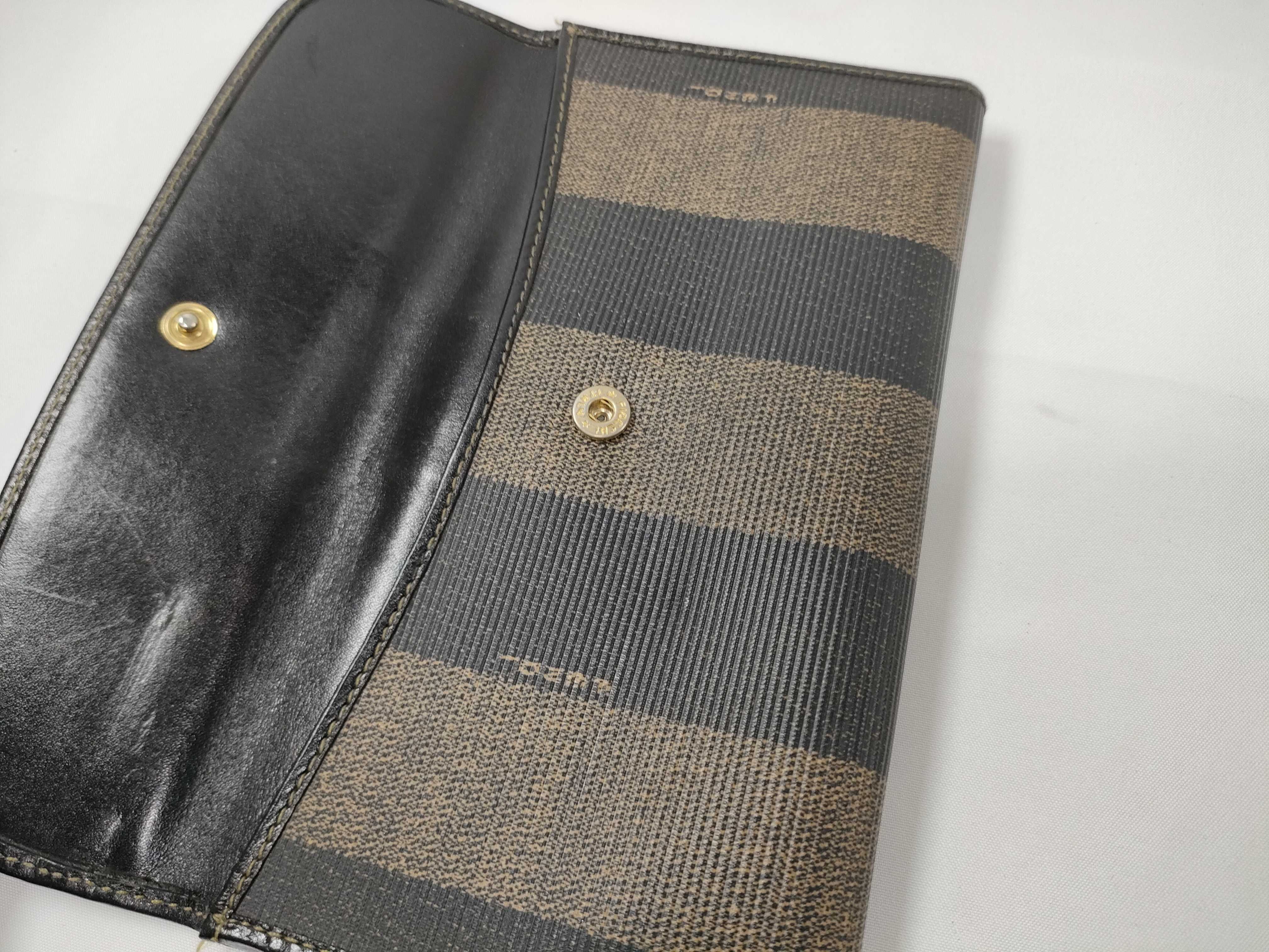 long wallet, Pecan FF logo Zucca coin case pouch wallet — view 8