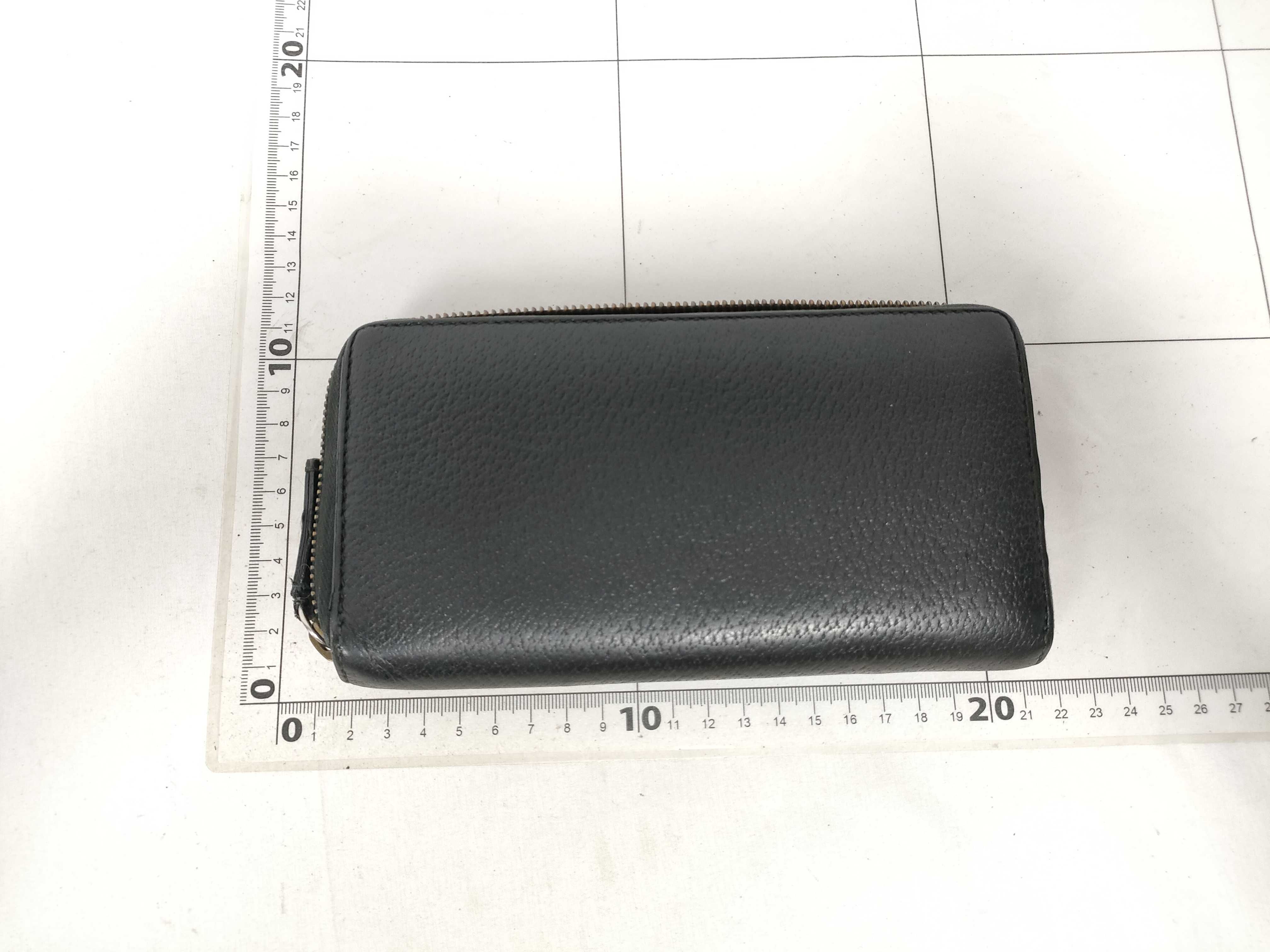 523667 Animalie Shrimp Zip-Around Wallet Leather Black Wallet (IY9072) — view 2