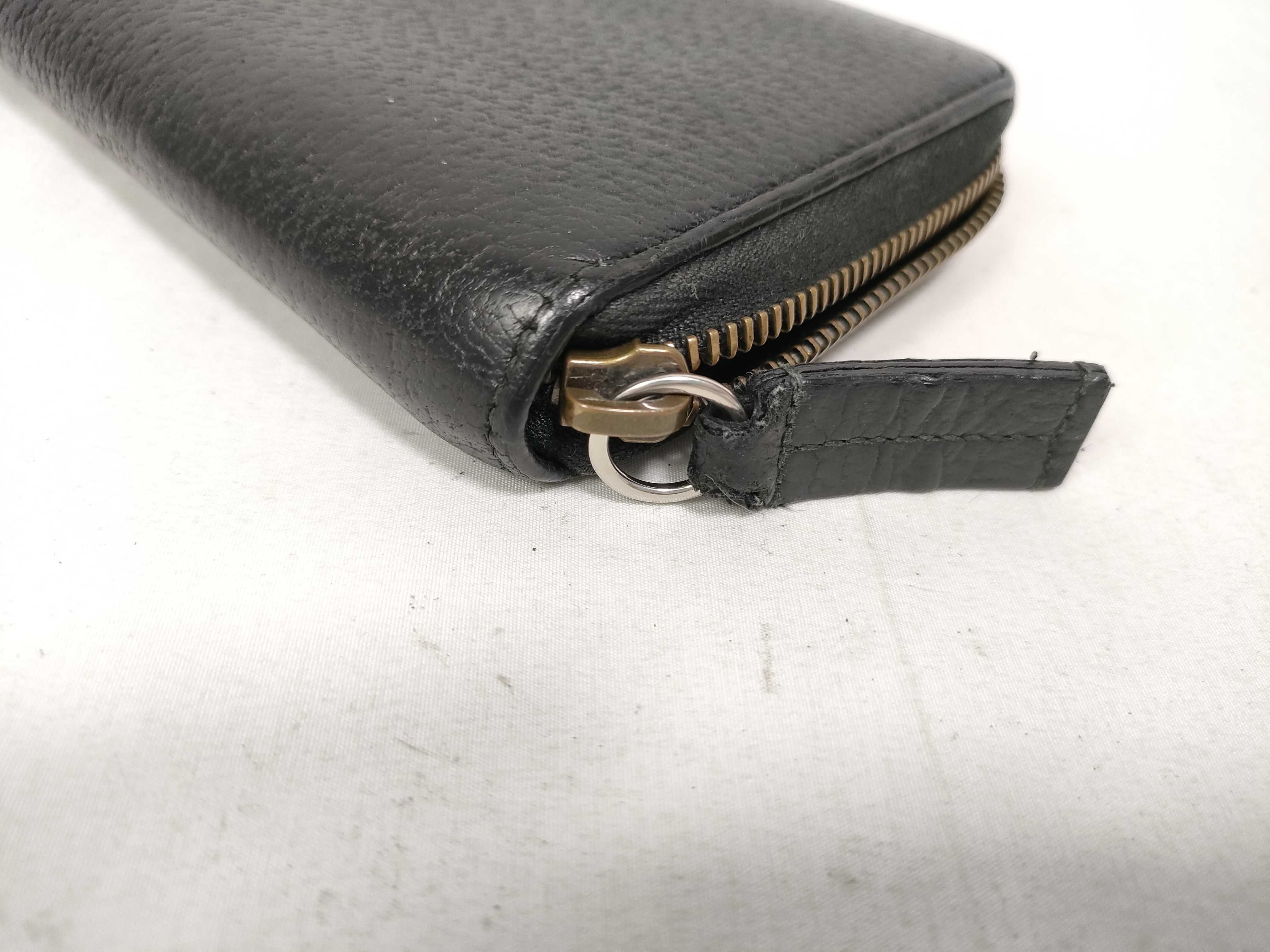 523667 Animalie Shrimp Zip-Around Wallet Leather Black Wallet (IY9072) — view 3